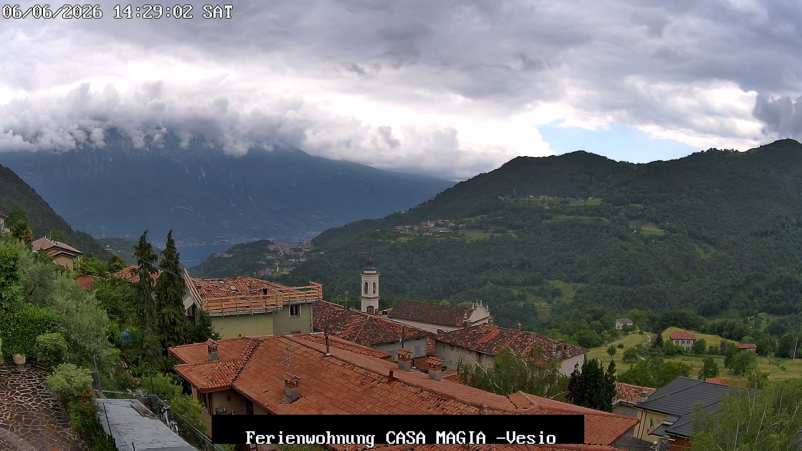 Archiv Foto Webcam Casa Magia in Vesio, Tremosine sul Garda