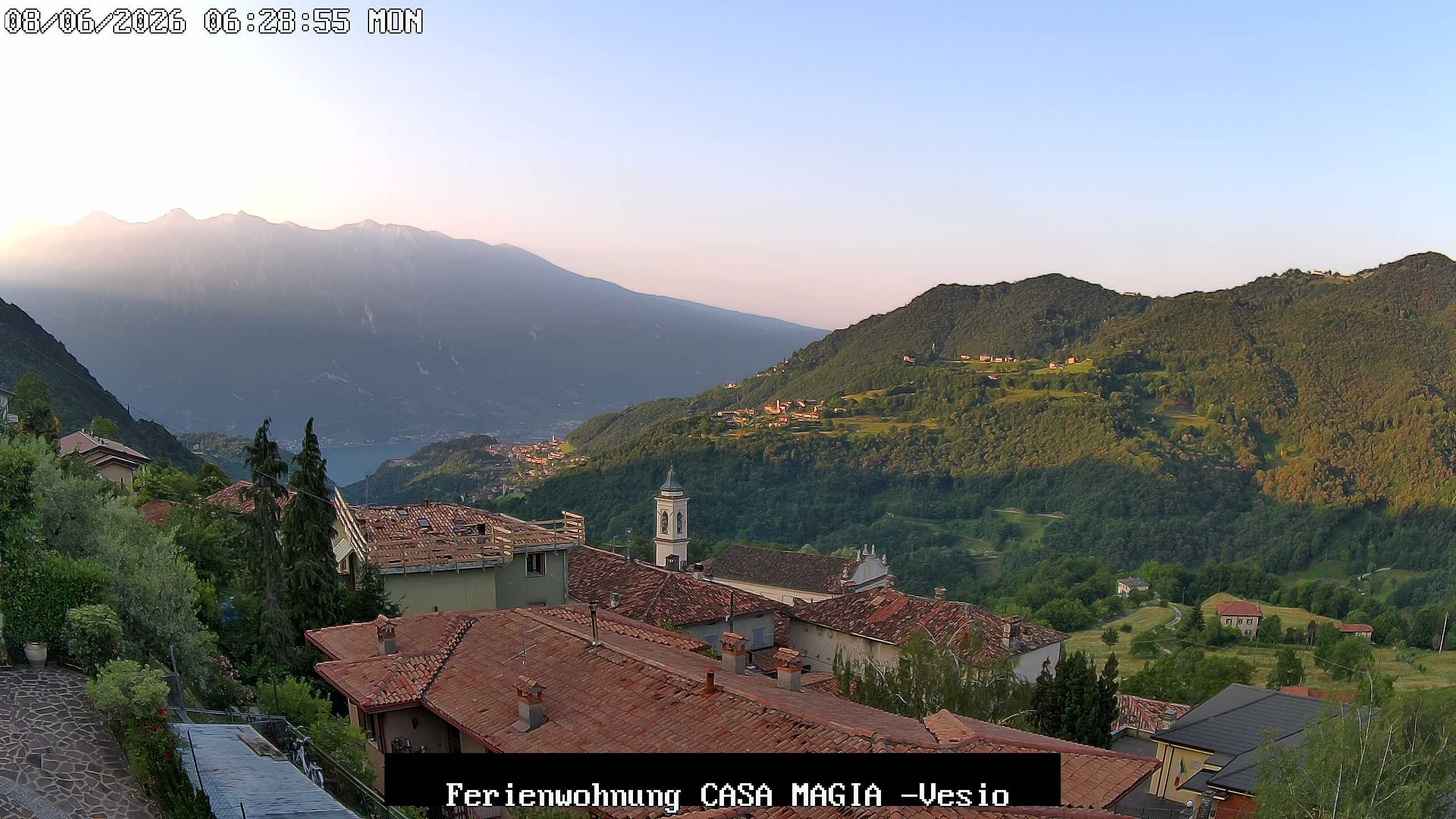 Archived image Webcam Lake Garda Casa Magia, Tremosine sul Garda