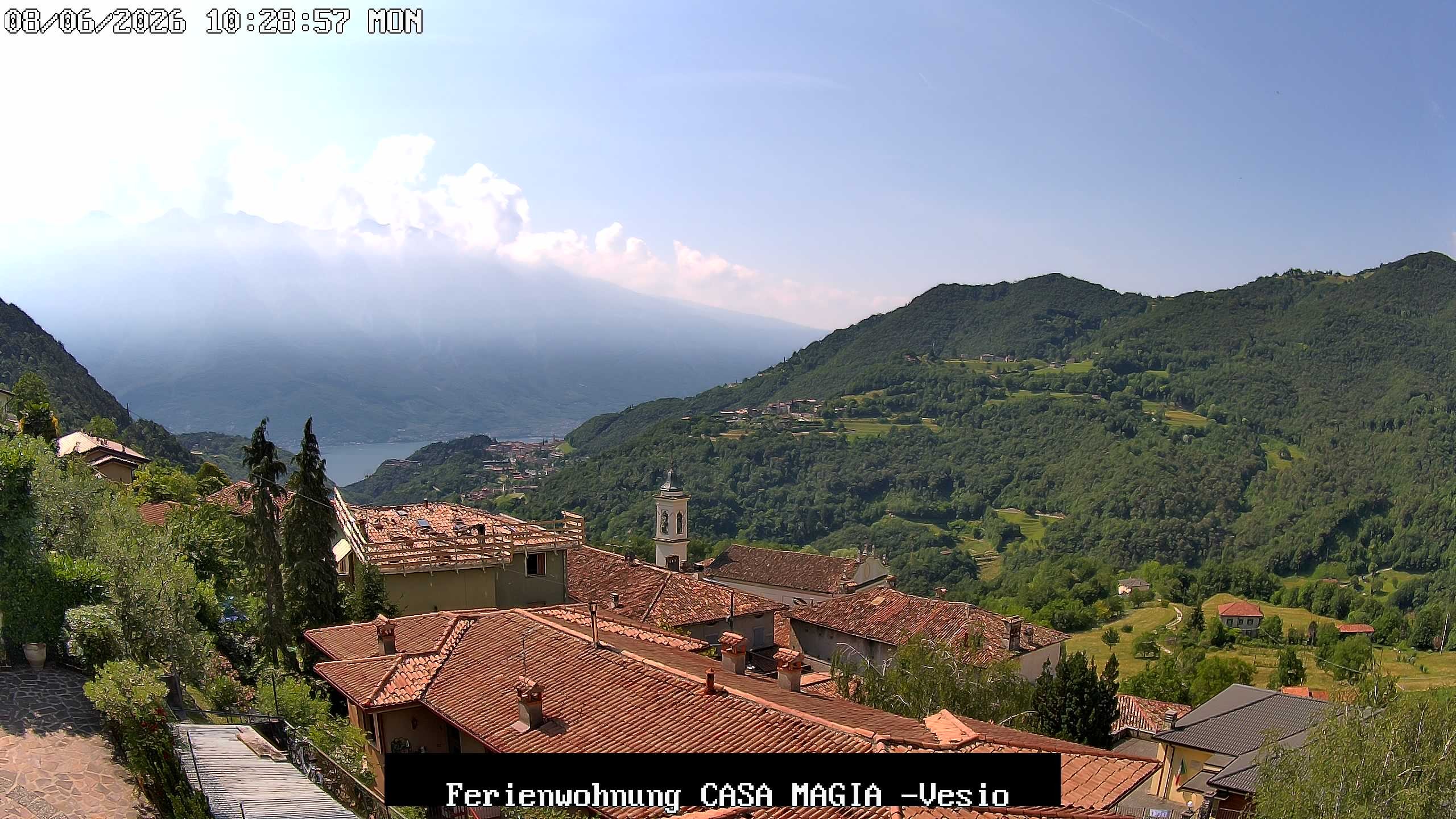Archived image Webcam Lake Garda Casa Magia, Tremosine sul Garda
