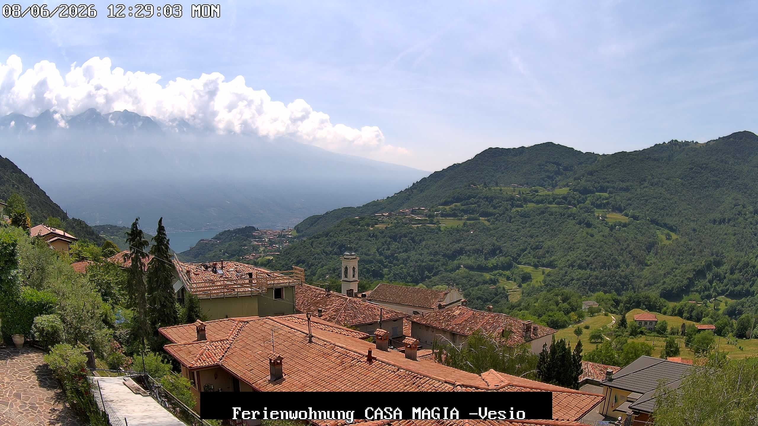 Archived image Webcam Lake Garda Casa Magia, Tremosine sul Garda