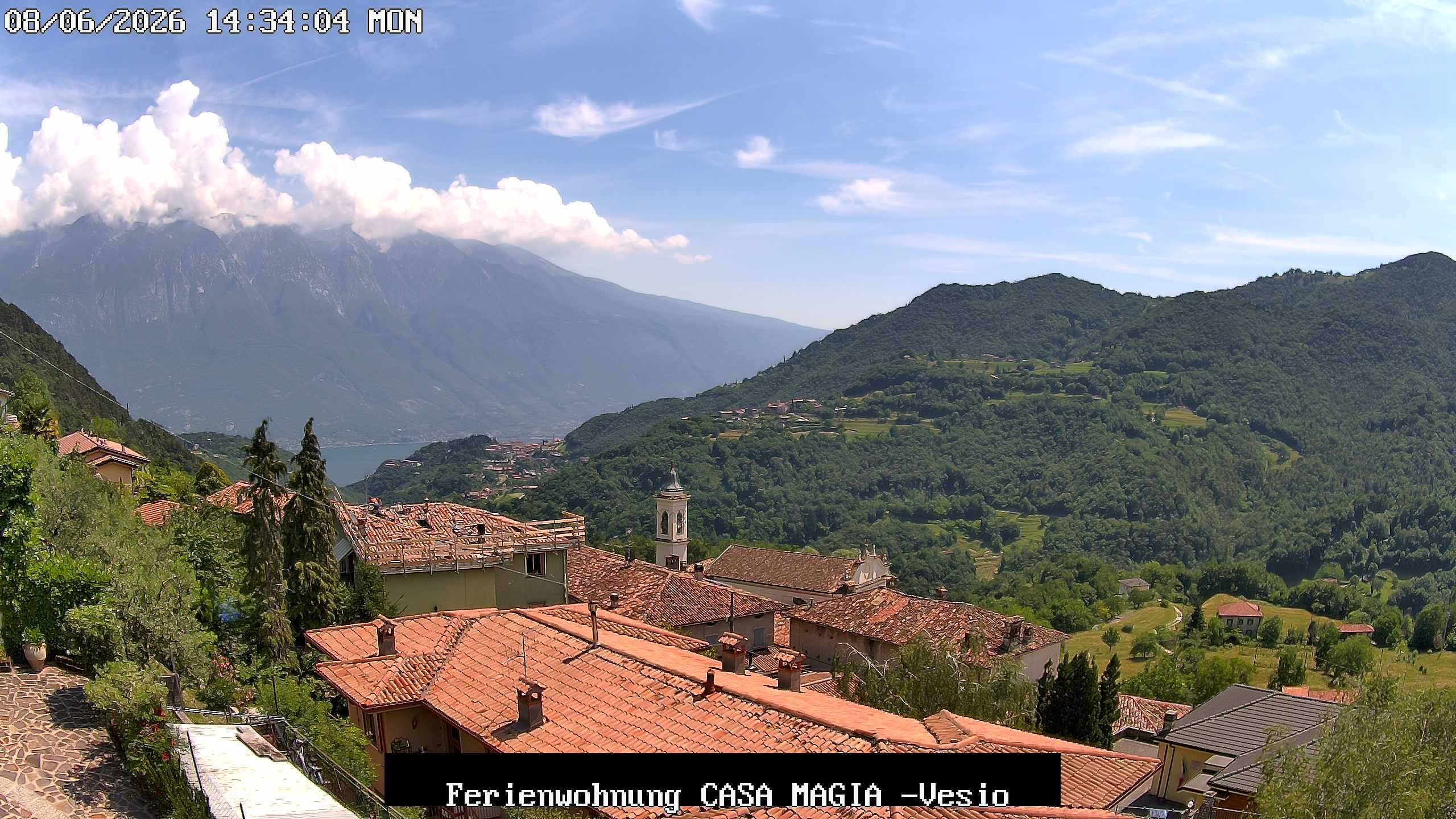 Archived image Webcam Lake Garda Casa Magia, Tremosine sul Garda