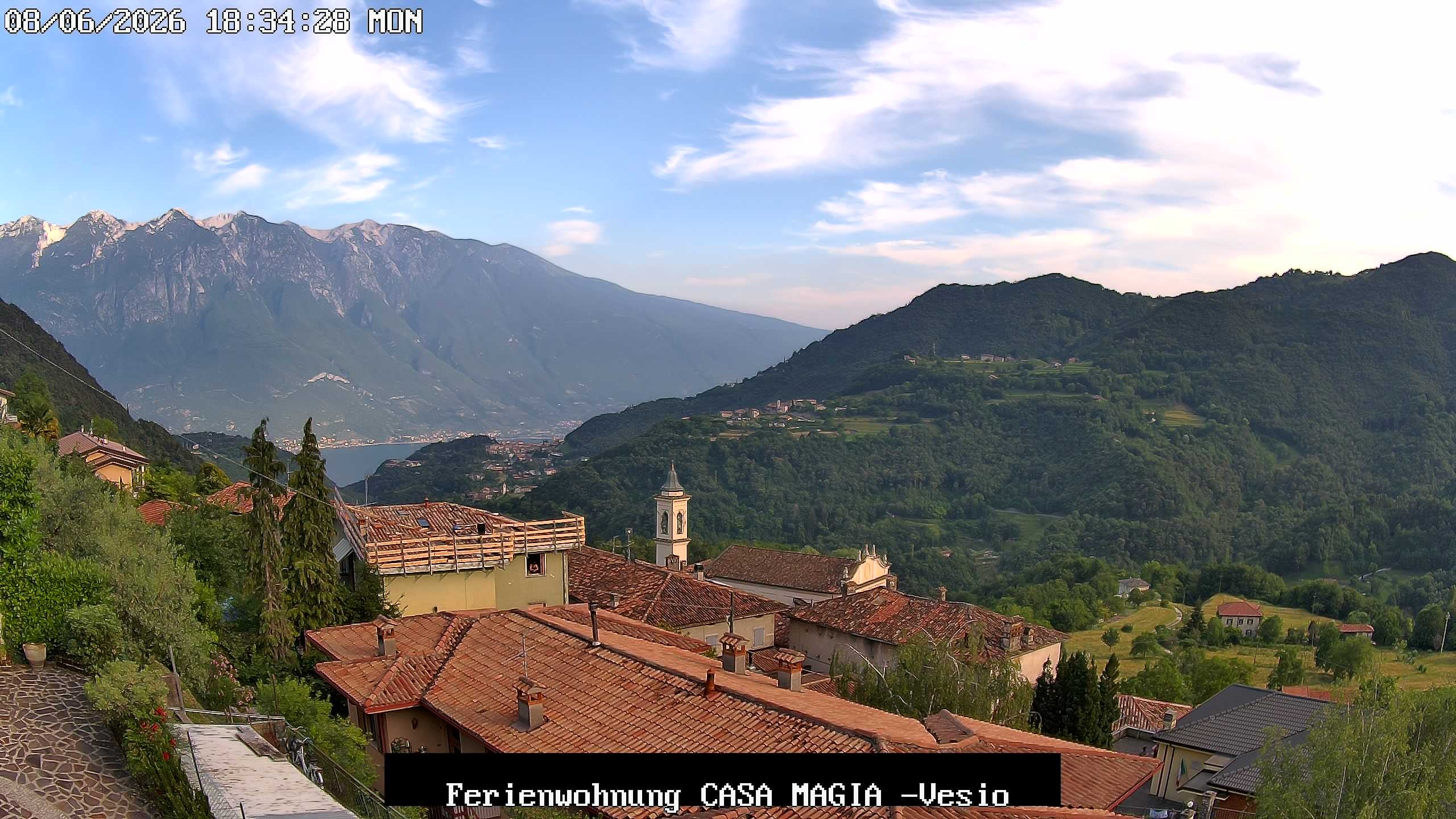 Archived image Webcam Lake Garda Casa Magia, Tremosine sul Garda