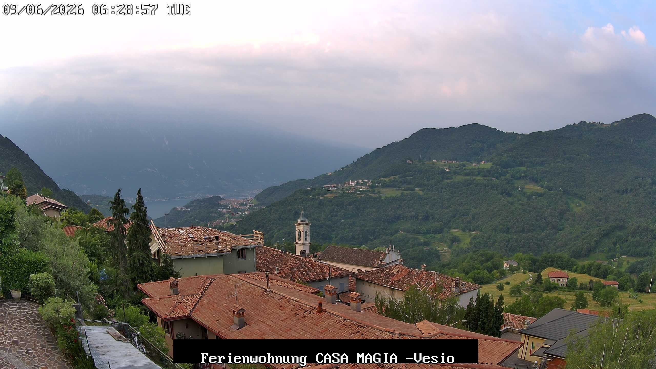 Archiv Foto Webcam Casa Magia in Vesio, Tremosine sul Garda