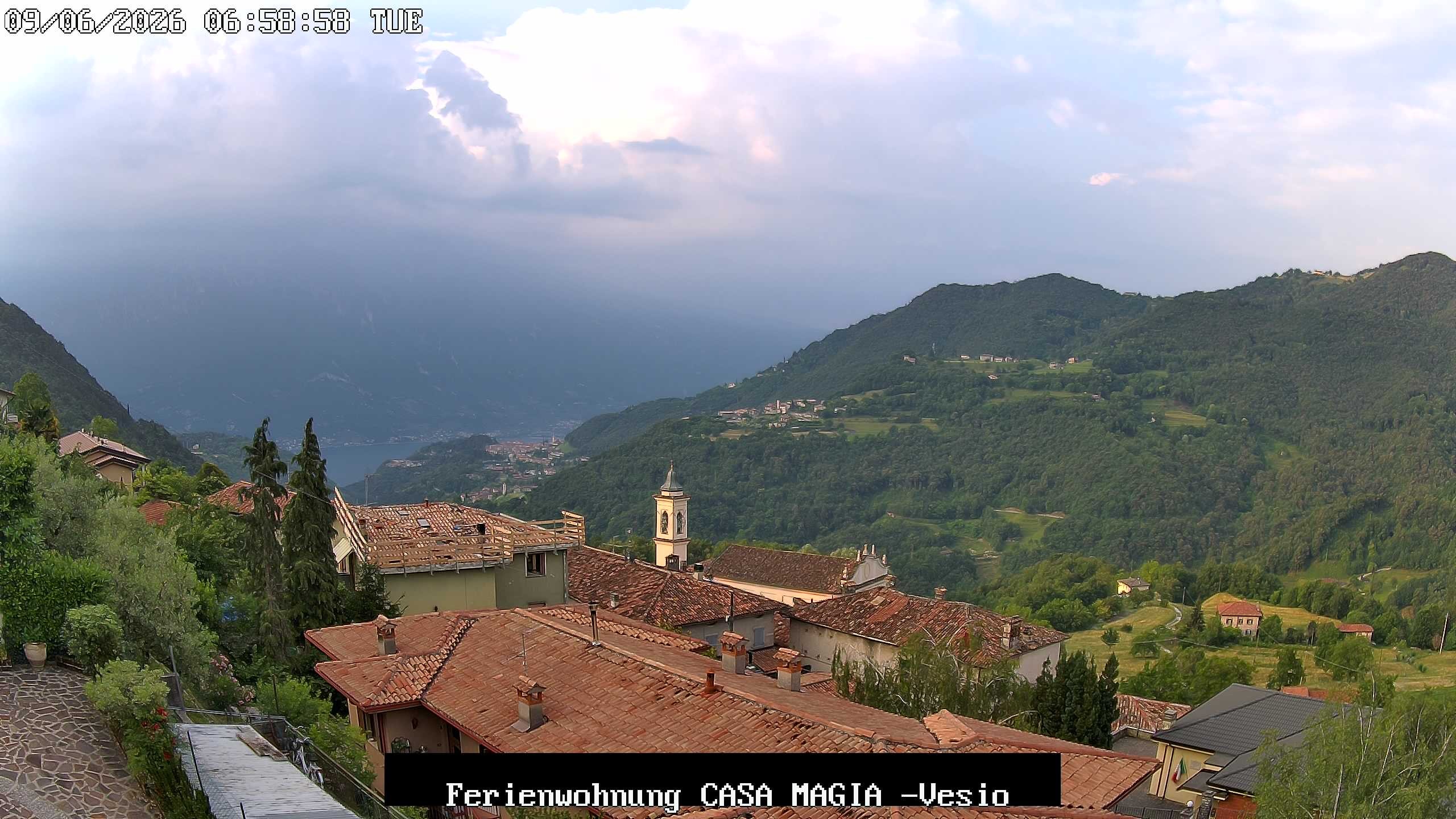 Archiv Foto Webcam Casa Magia in Vesio, Tremosine sul Garda