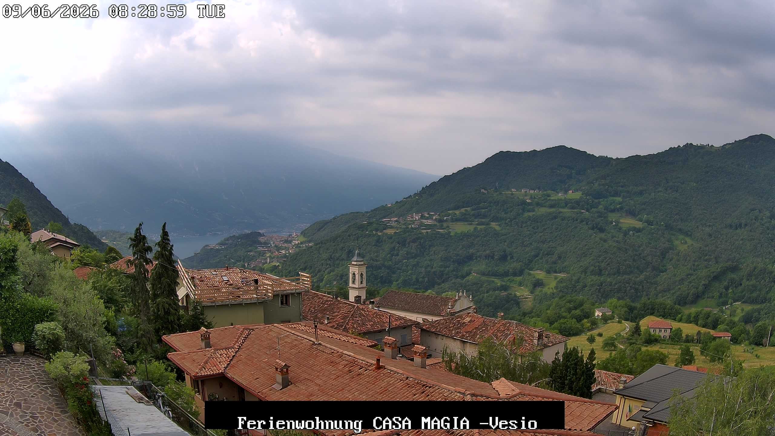 Archiv Foto Webcam Casa Magia in Vesio, Tremosine sul Garda