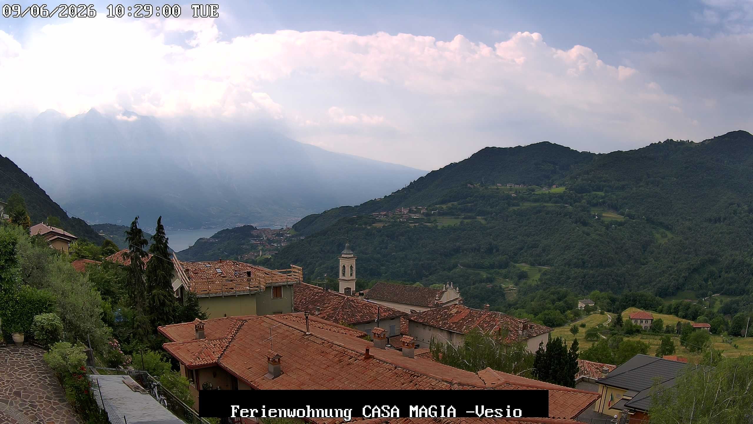 Archiv Foto Webcam Casa Magia in Vesio, Tremosine sul Garda