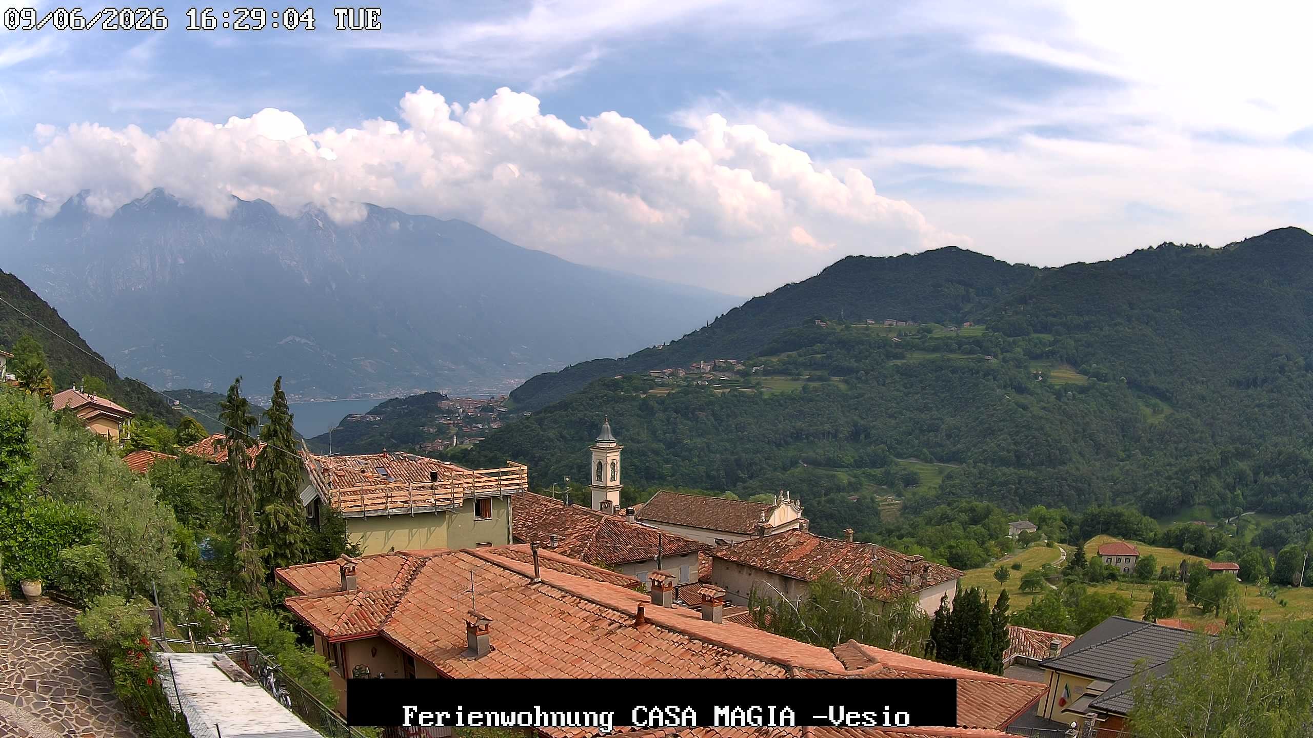 Archiv Foto Webcam Casa Magia in Vesio, Tremosine sul Garda