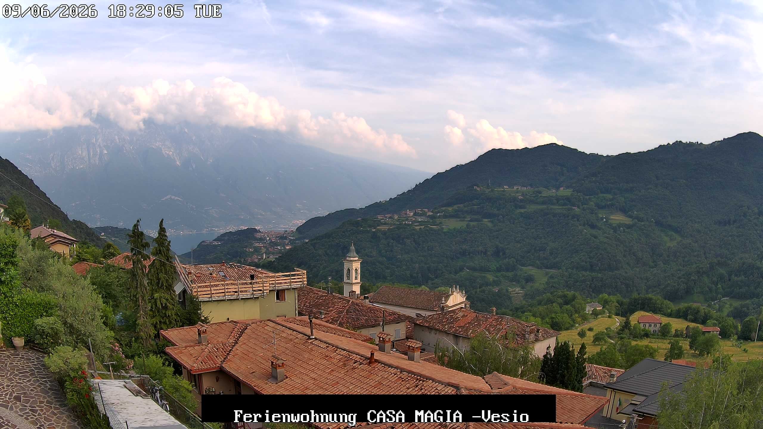 Archiv Foto Webcam Casa Magia in Vesio, Tremosine sul Garda