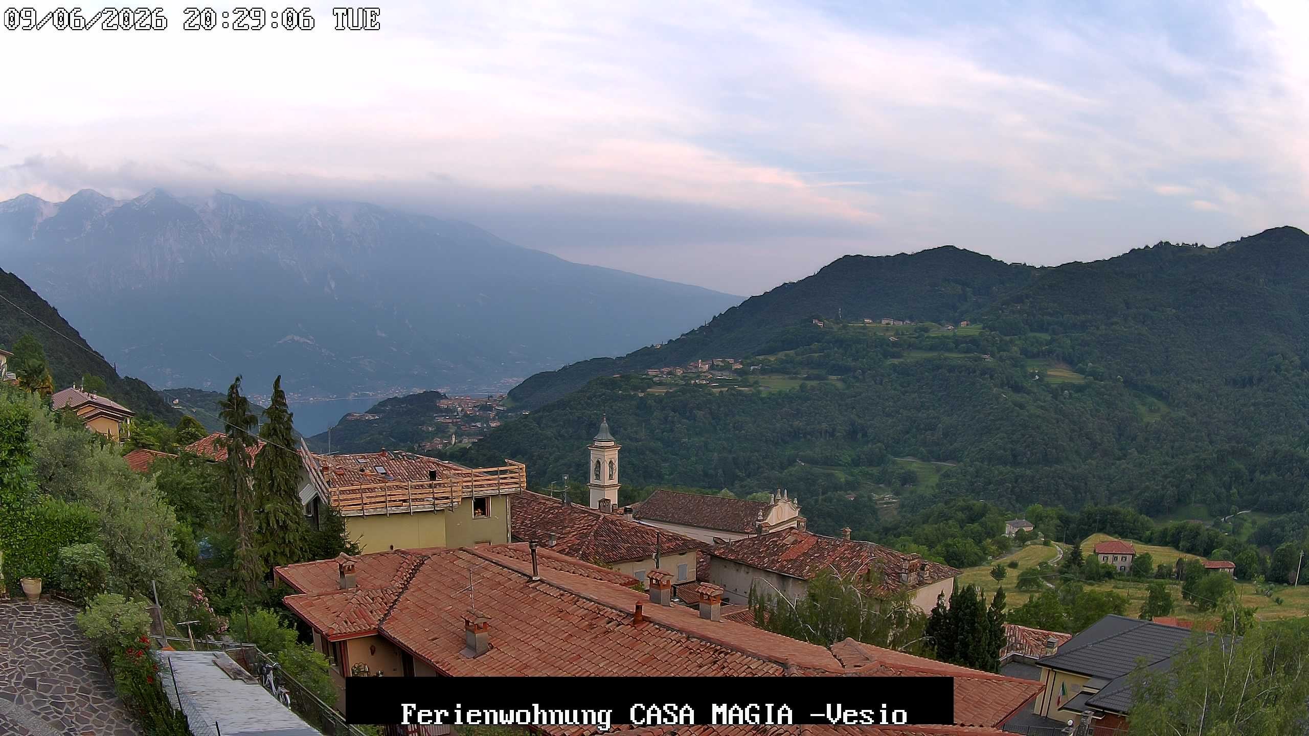 Archived image Webcam Lake Garda Casa Magia, Tremosine sul Garda