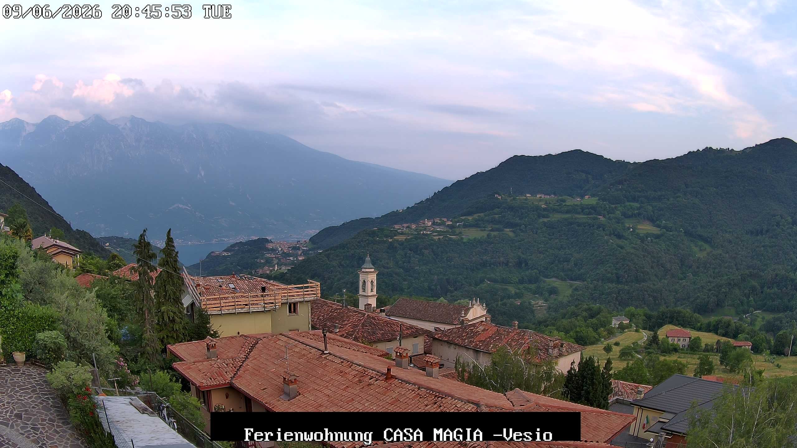 Archiv Foto Webcam Casa Magia in Vesio, Tremosine sul Garda