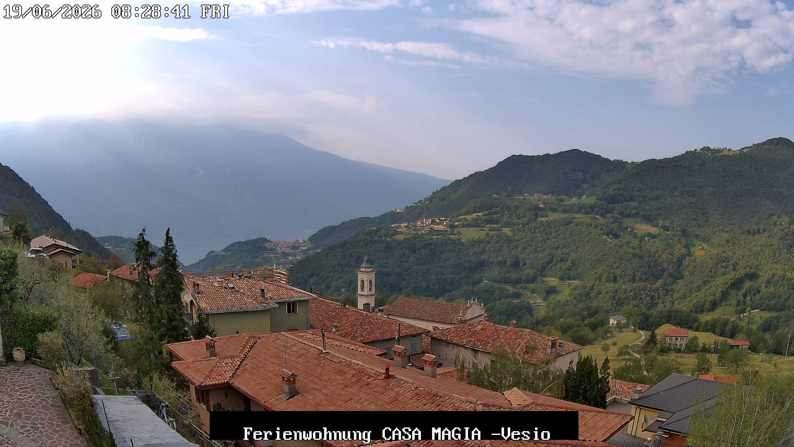 Archiv Foto Gardasee: Webcam Casa Magia in Vesio, Tremosine sul Garda