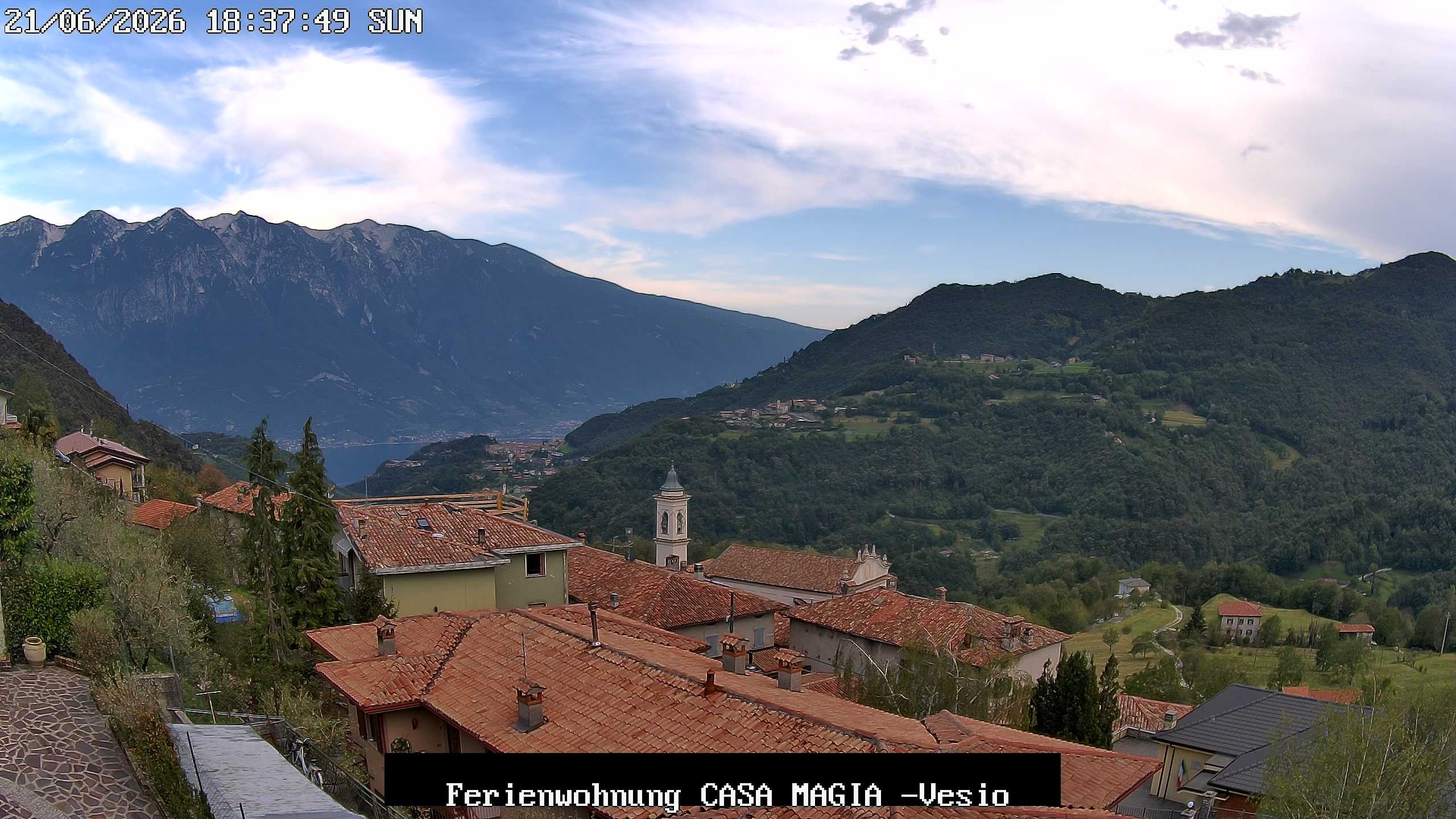 Archiv Foto Gardasee: Webcam Casa Magia in Vesio, Tremosine sul Garda