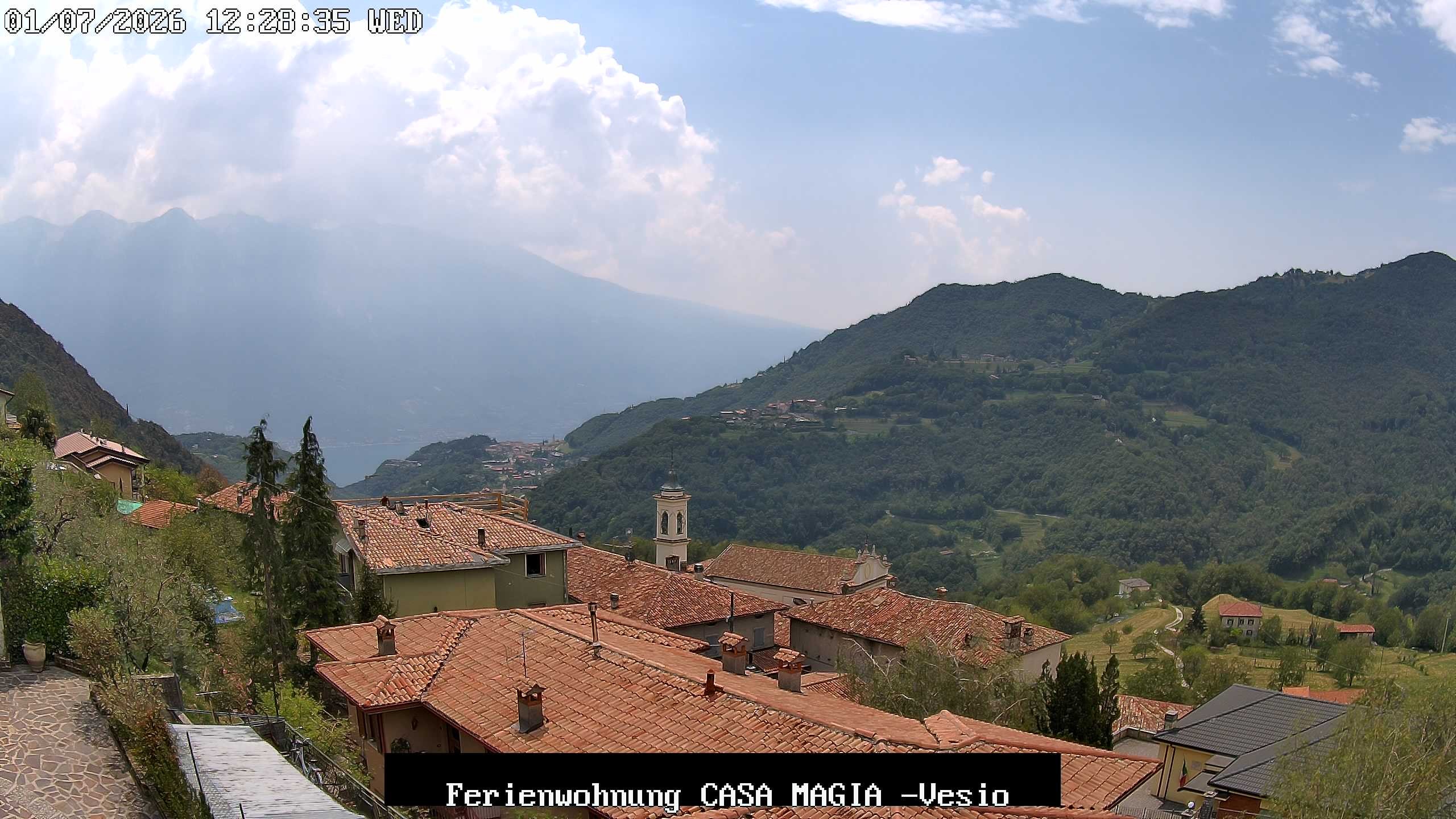 Archiv Foto Gardasee: Webcam Casa Magia in Vesio, Tremosine sul Garda