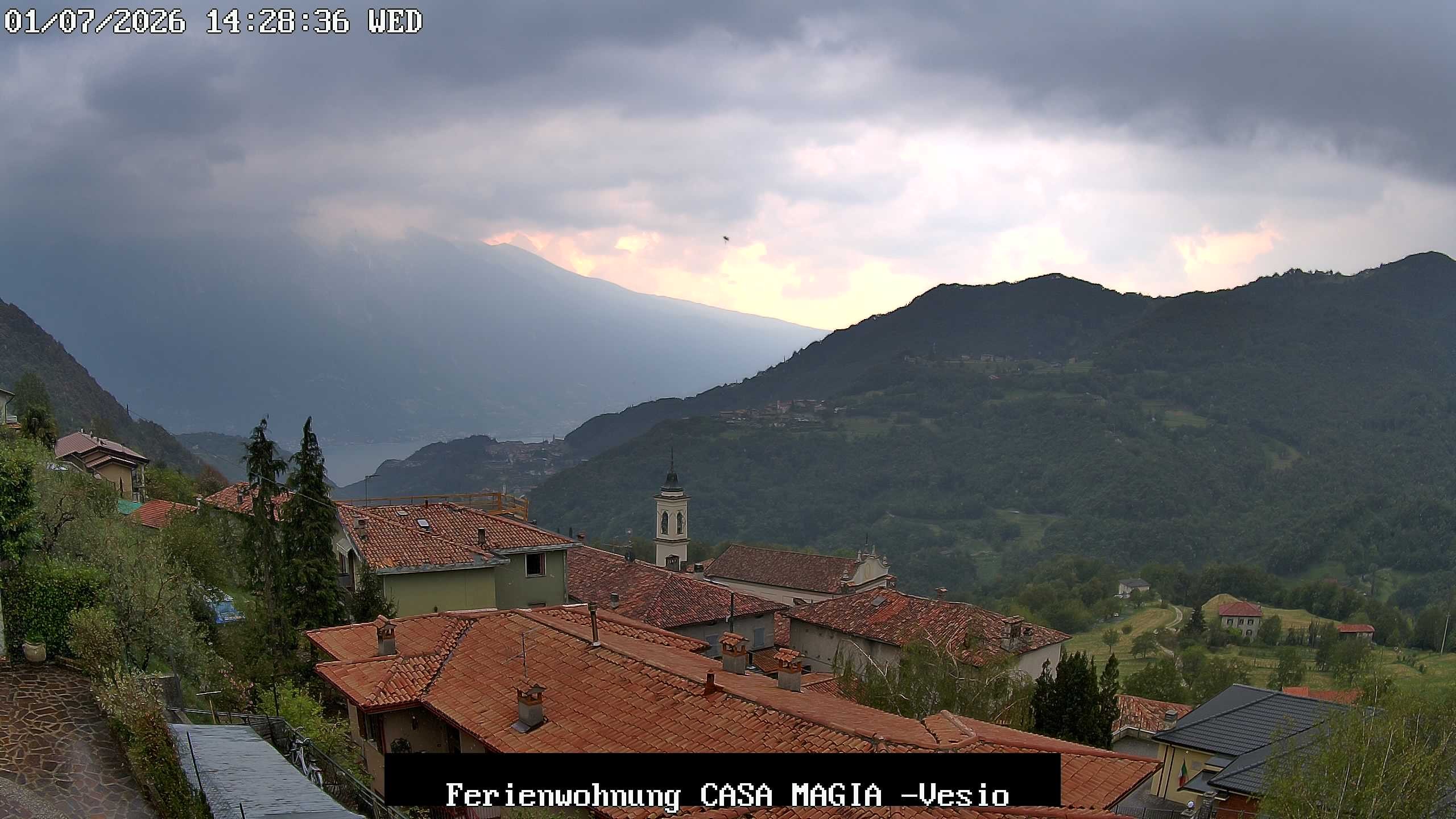 Archiv Foto Gardasee: Webcam Casa Magia in Vesio, Tremosine sul Garda