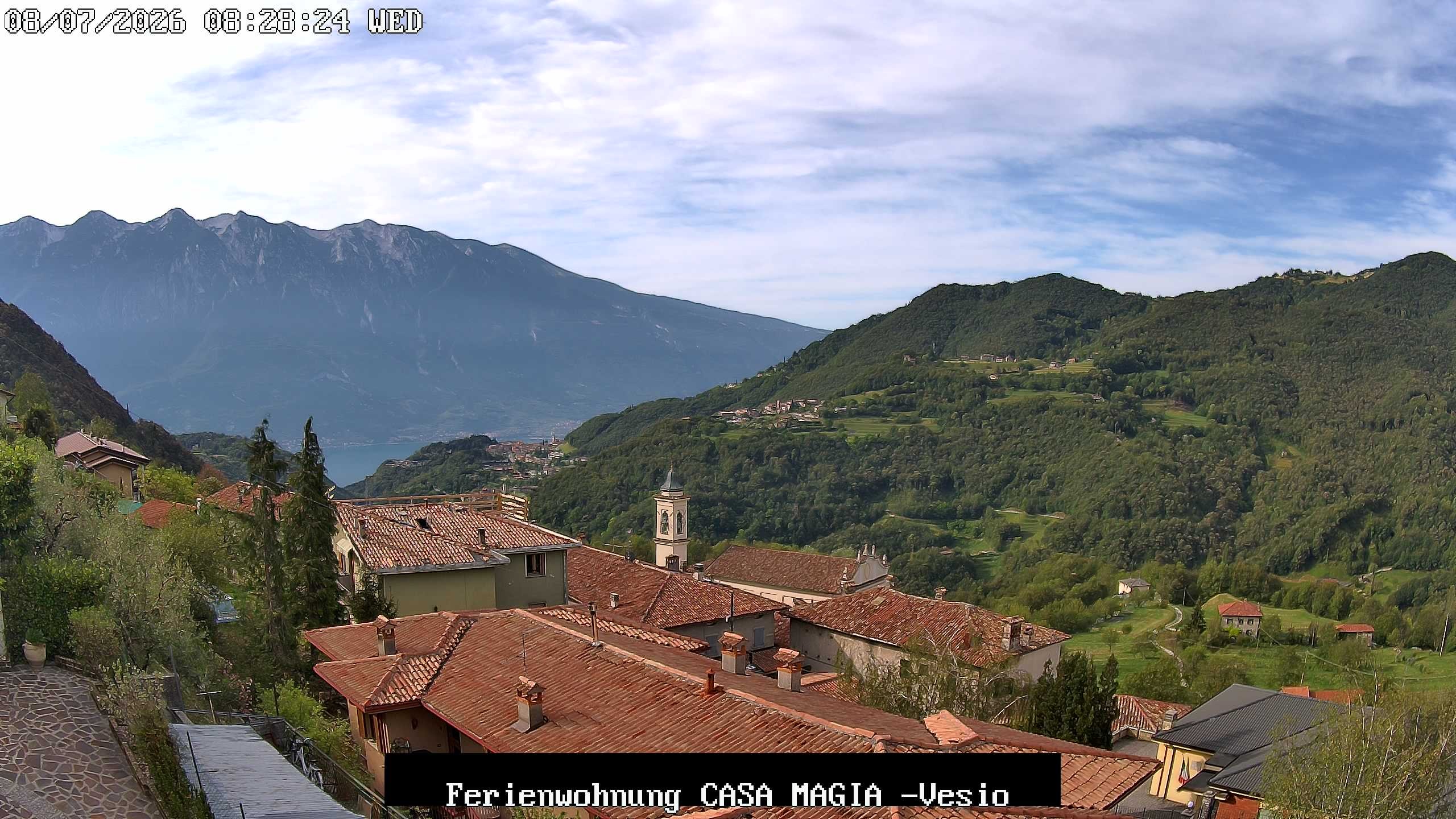 Archiv Foto Gardasee: Webcam Casa Magia in Vesio, Tremosine sul Garda