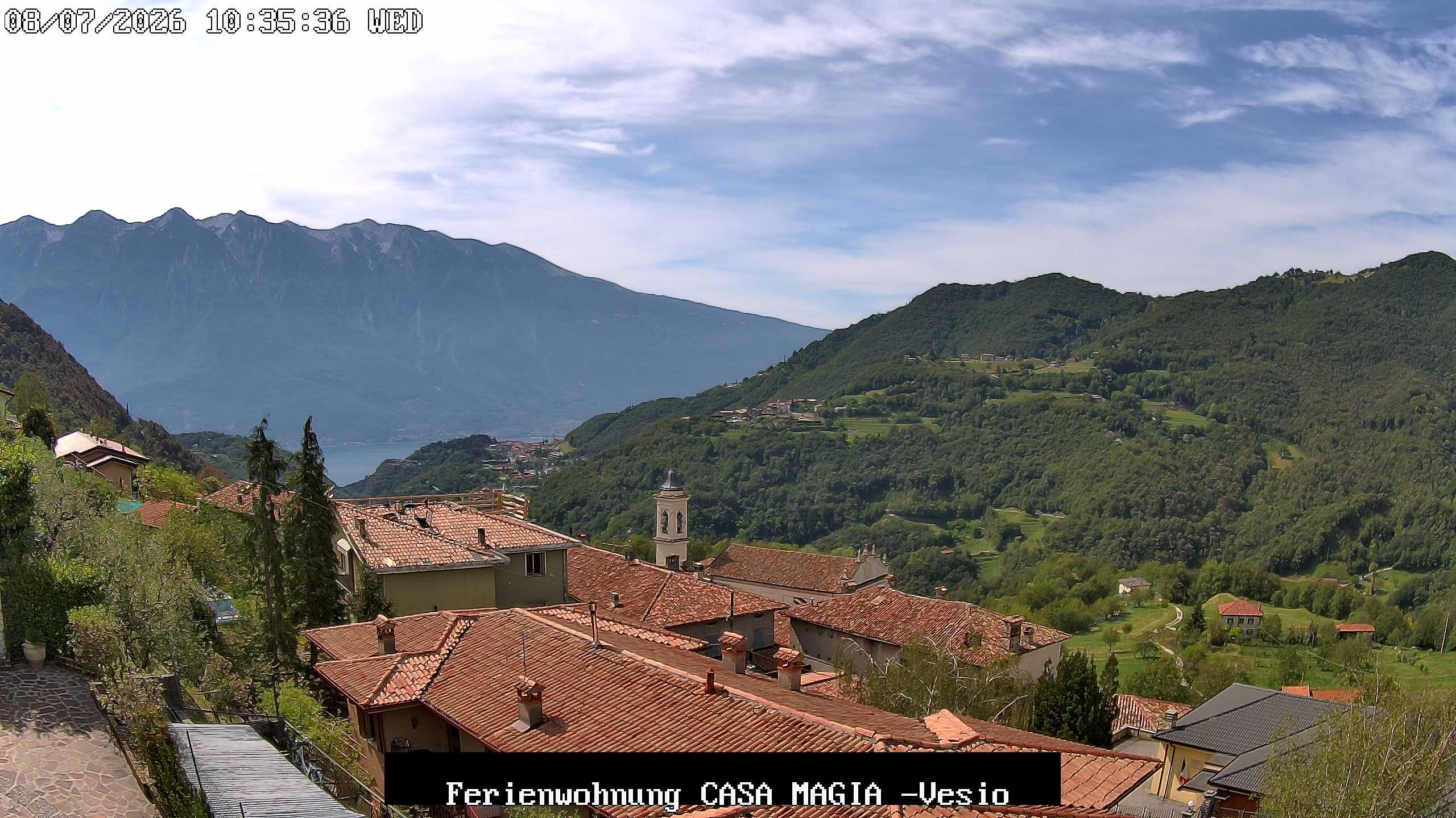 Archiv Foto Gardasee: Webcam Casa Magia in Vesio, Tremosine sul Garda
