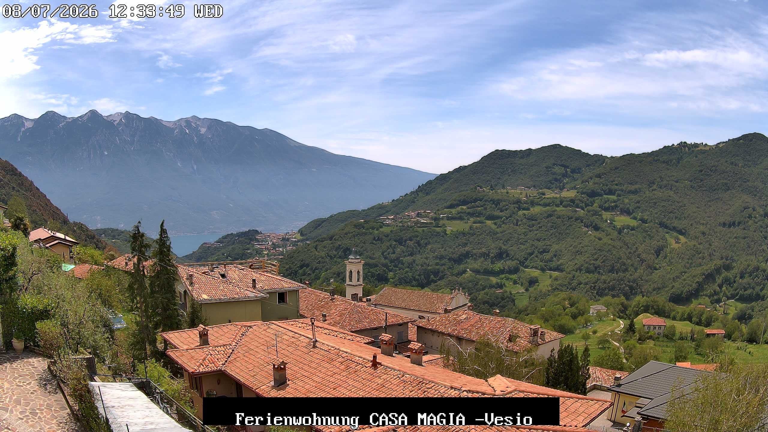 Archiv Foto Gardasee: Webcam Casa Magia in Vesio, Tremosine sul Garda
