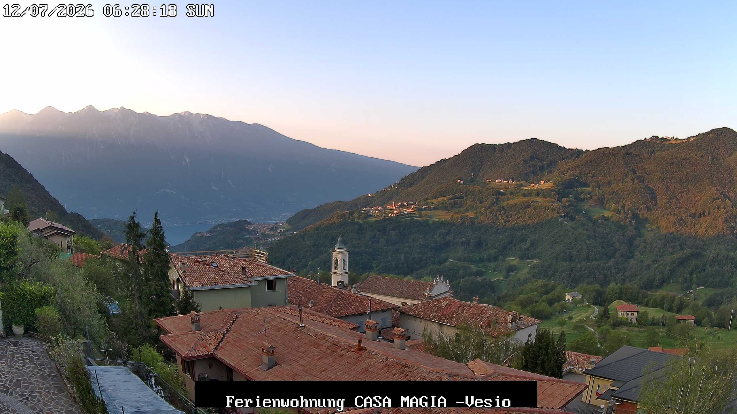 Archived image Webcam Lake Garda Casa Magia, Tremosine sul Garda
