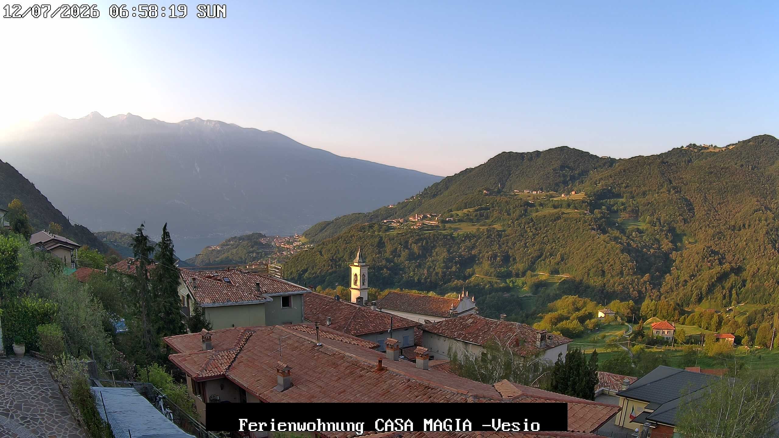 Archived image Webcam Lake Garda Casa Magia, Tremosine sul Garda