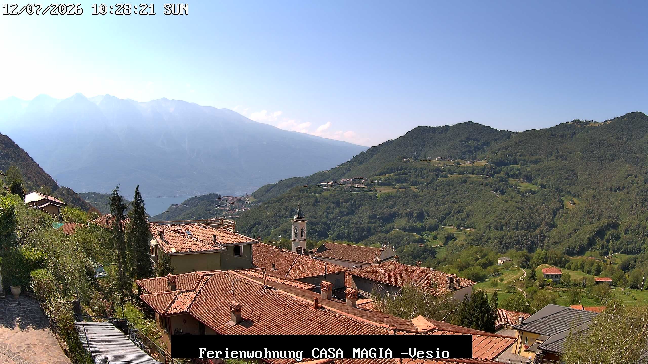 Archived image Webcam Lake Garda Casa Magia, Tremosine sul Garda