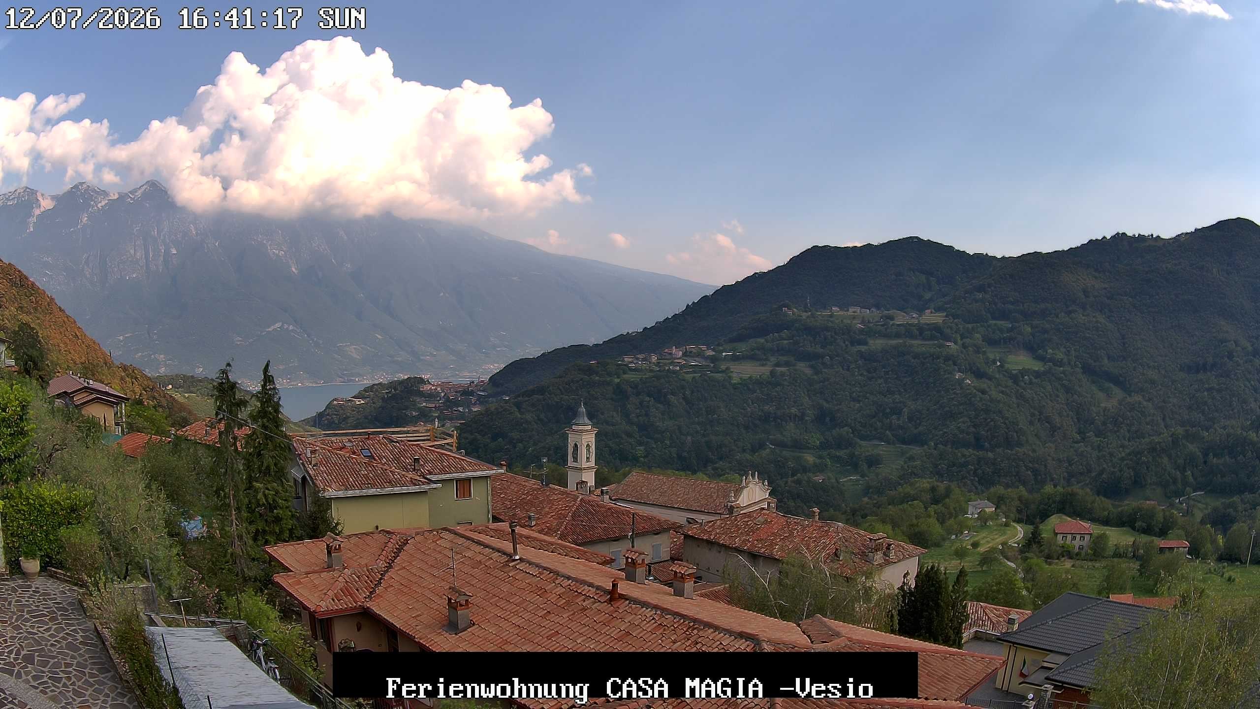 Archiv Foto Gardasee: Webcam Casa Magia in Vesio, Tremosine sul Garda