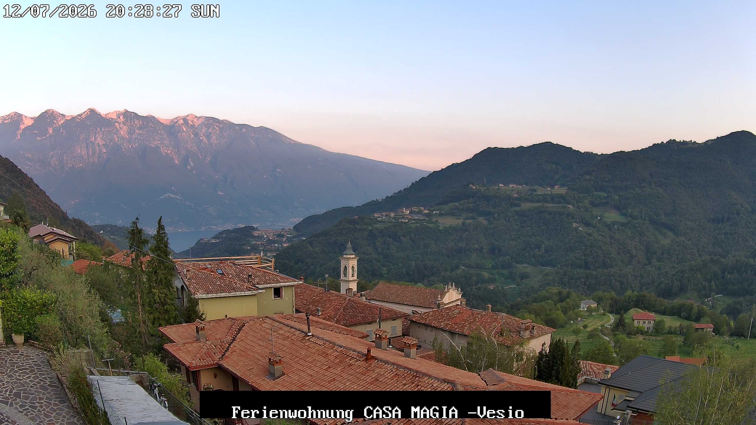 Archived image Webcam Lake Garda Casa Magia, Tremosine sul Garda