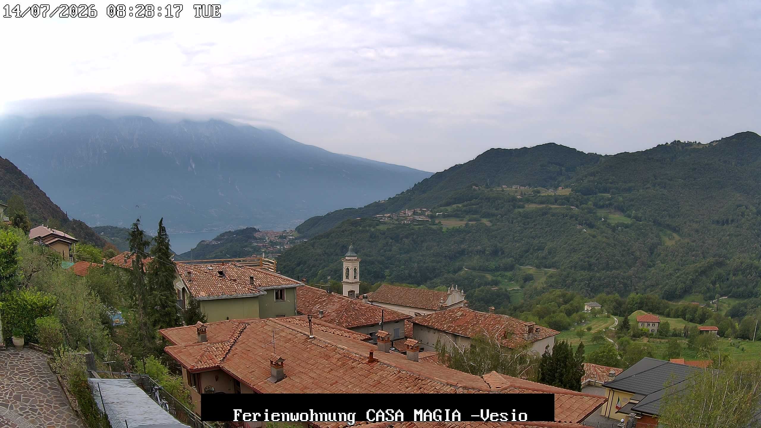 Archiv Foto Gardasee: Webcam Casa Magia in Vesio, Tremosine sul Garda