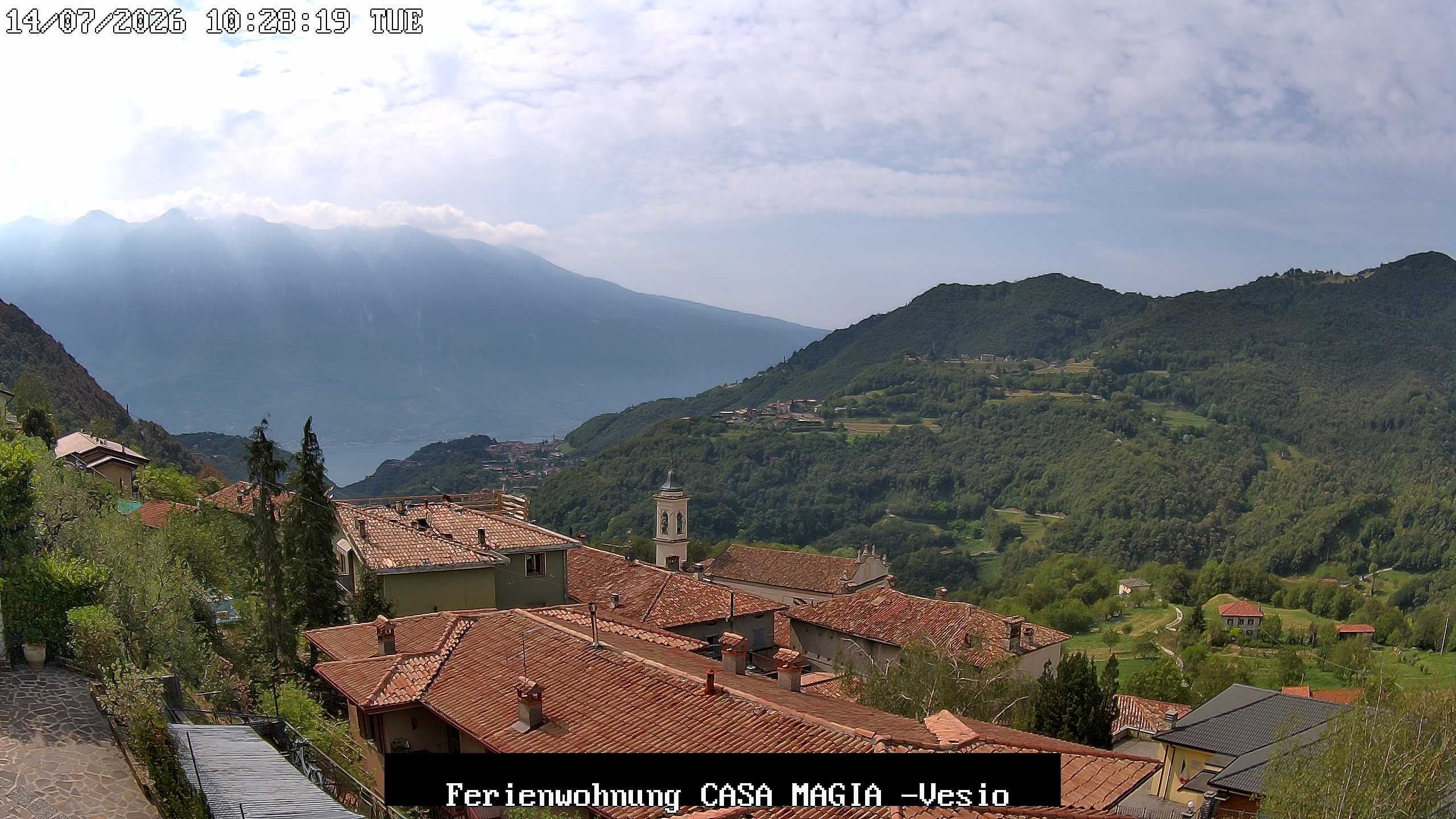 Archived image Webcam Lake Garda Casa Magia, Tremosine sul Garda