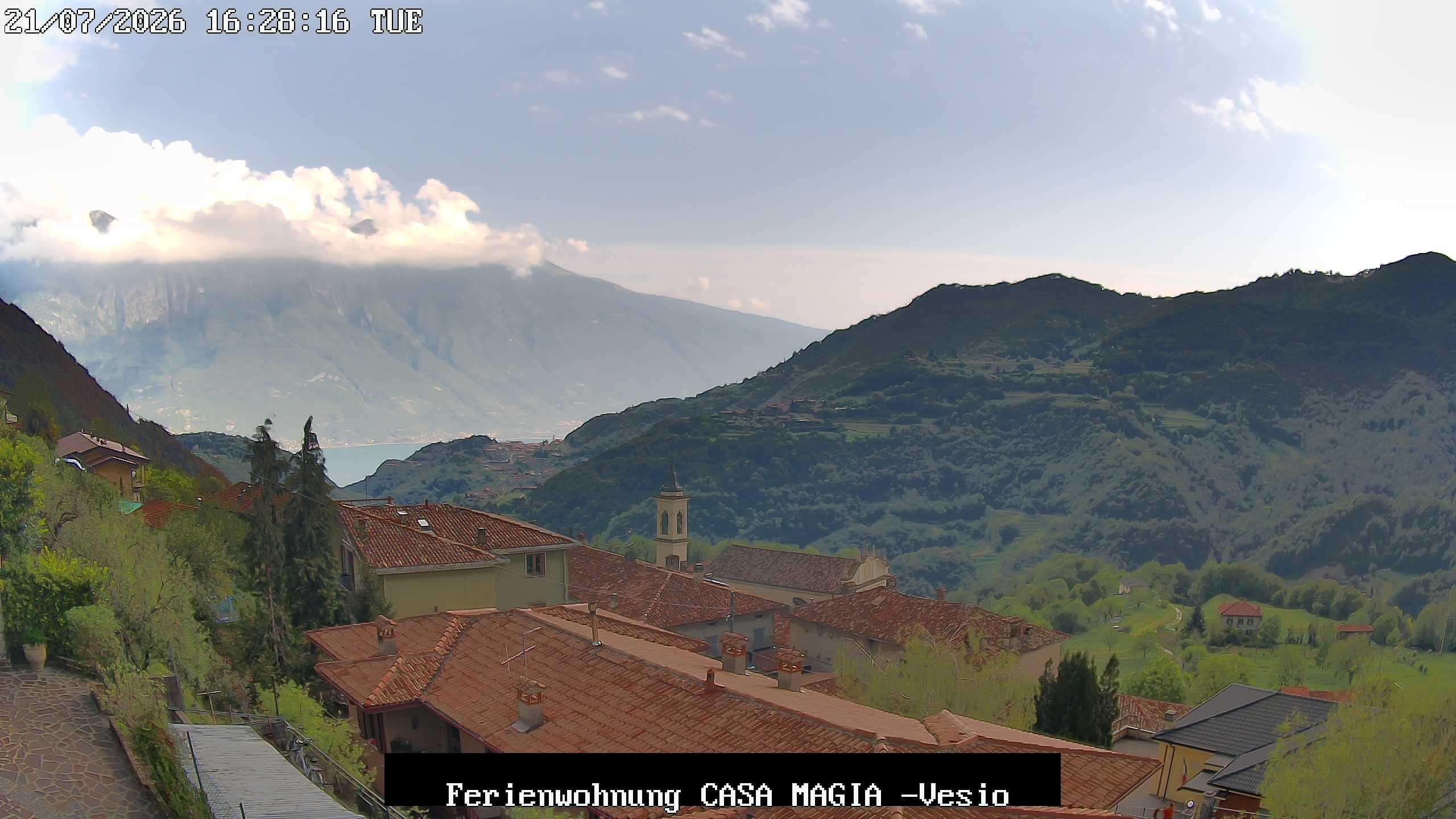 Archiv Foto Gardasee: Webcam Casa Magia in Vesio, Tremosine sul Garda