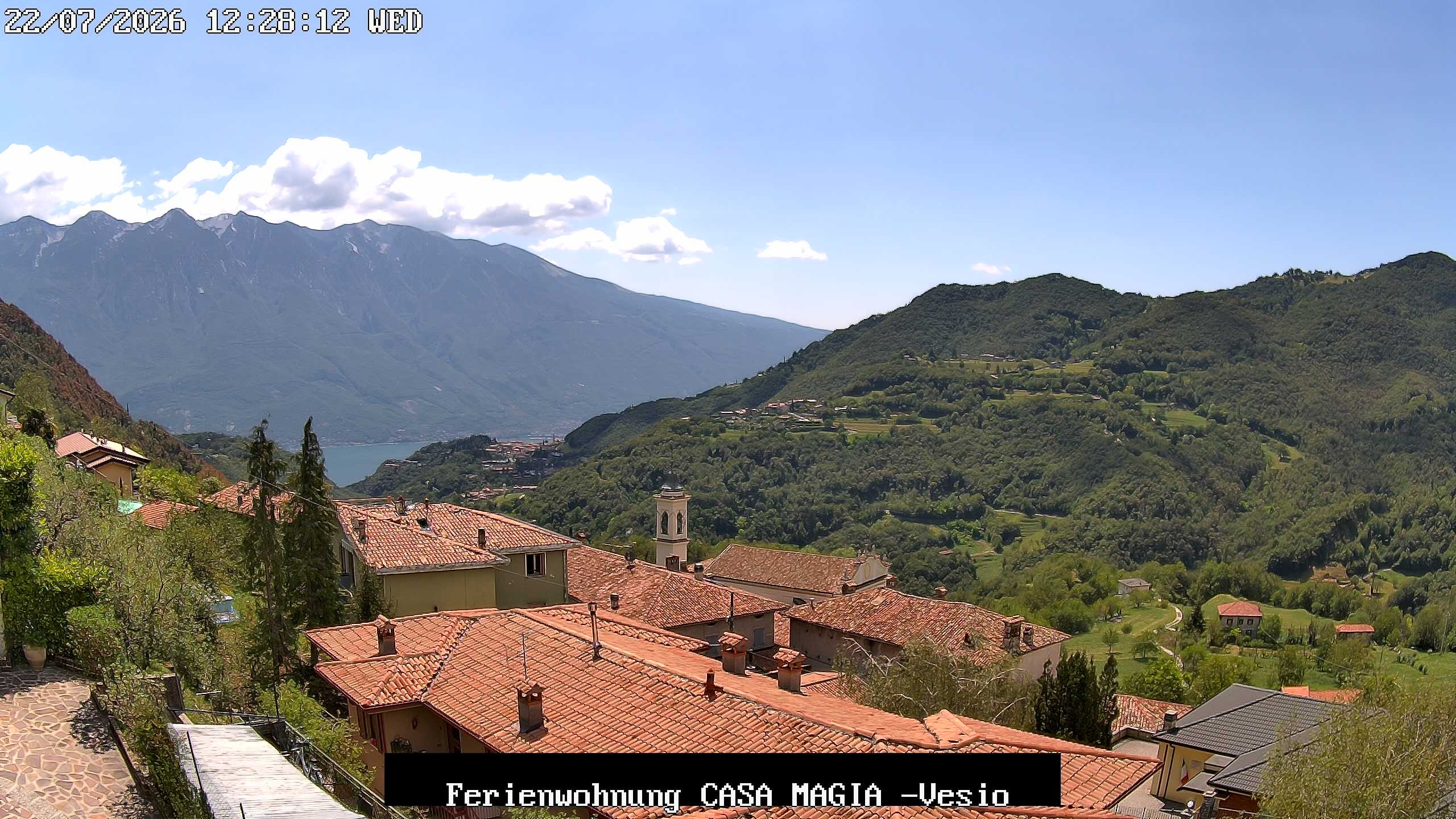 Archiv Foto Gardasee: Webcam Casa Magia in Vesio, Tremosine sul Garda