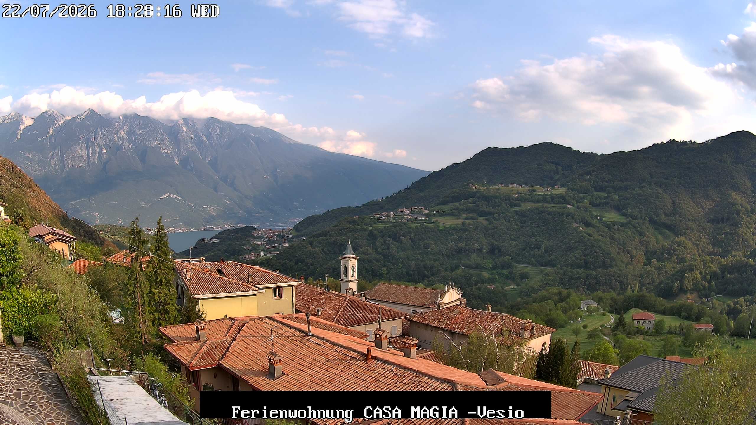 Archiv Foto Gardasee: Webcam Casa Magia in Vesio, Tremosine sul Garda
