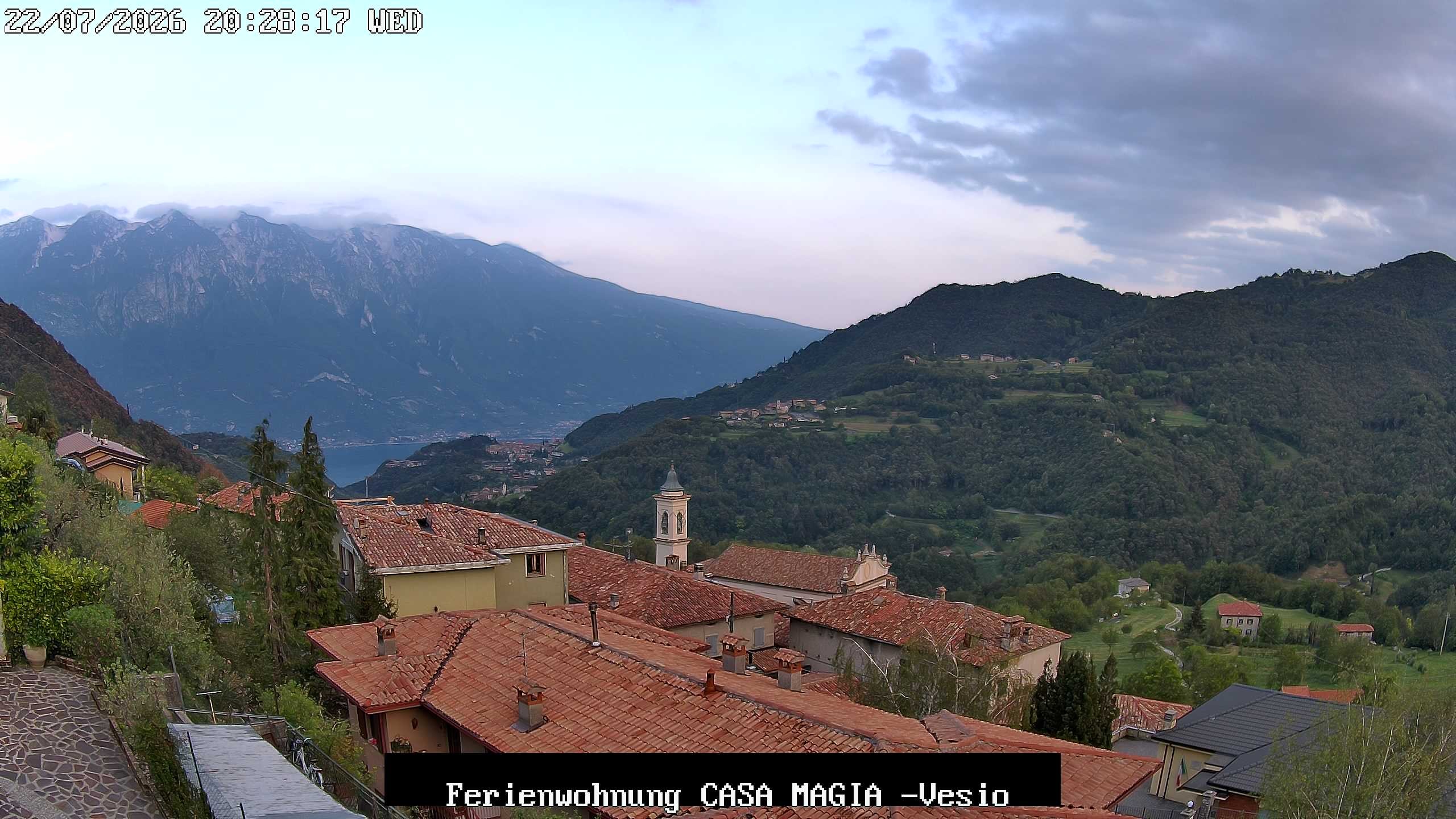 Archiv Foto Gardasee: Webcam Casa Magia in Vesio, Tremosine sul Garda