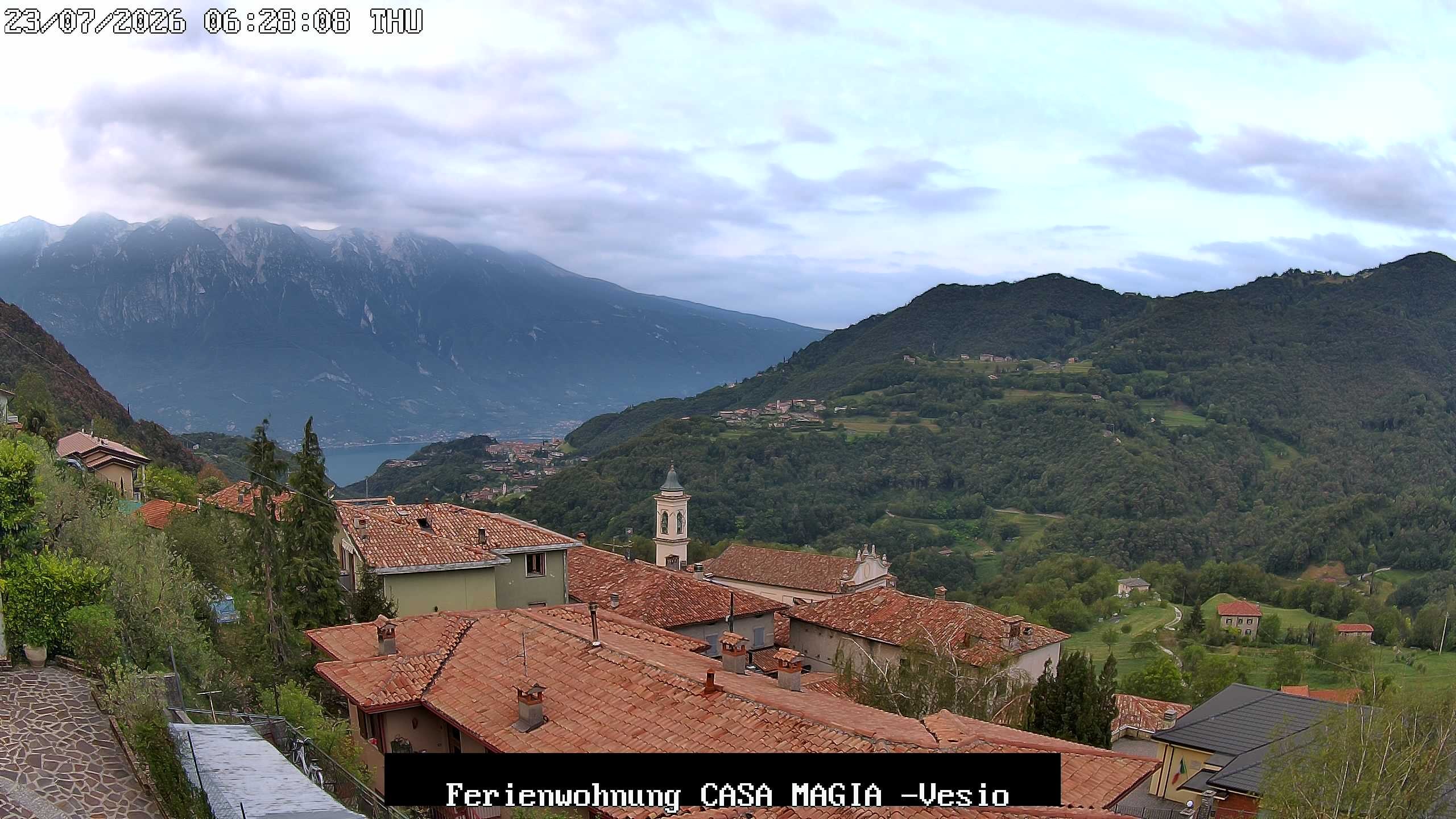 Archived image Webcam Lake Garda Casa Magia, Tremosine sul Garda