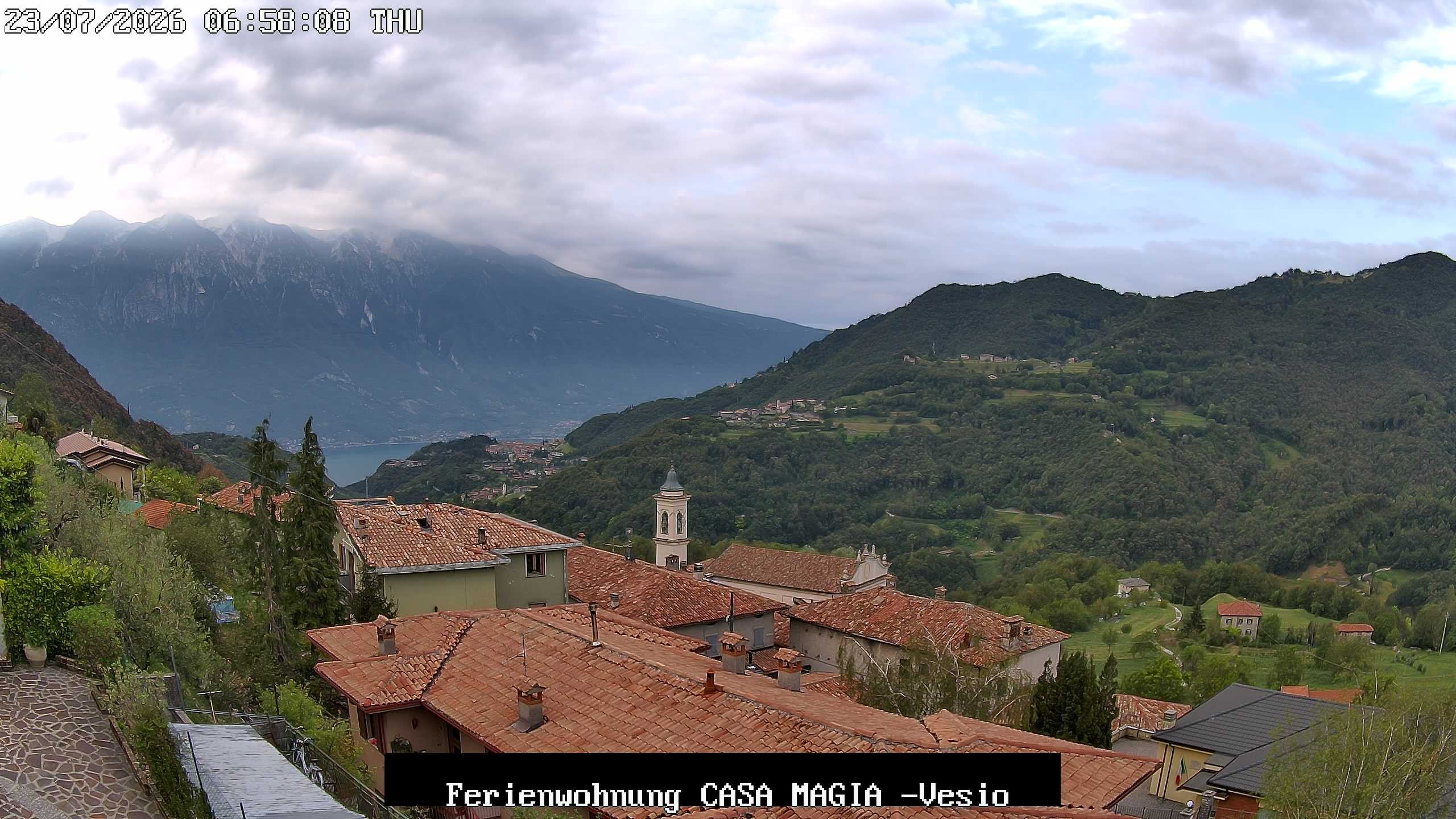 Archived image Webcam Lake Garda Casa Magia, Tremosine sul Garda