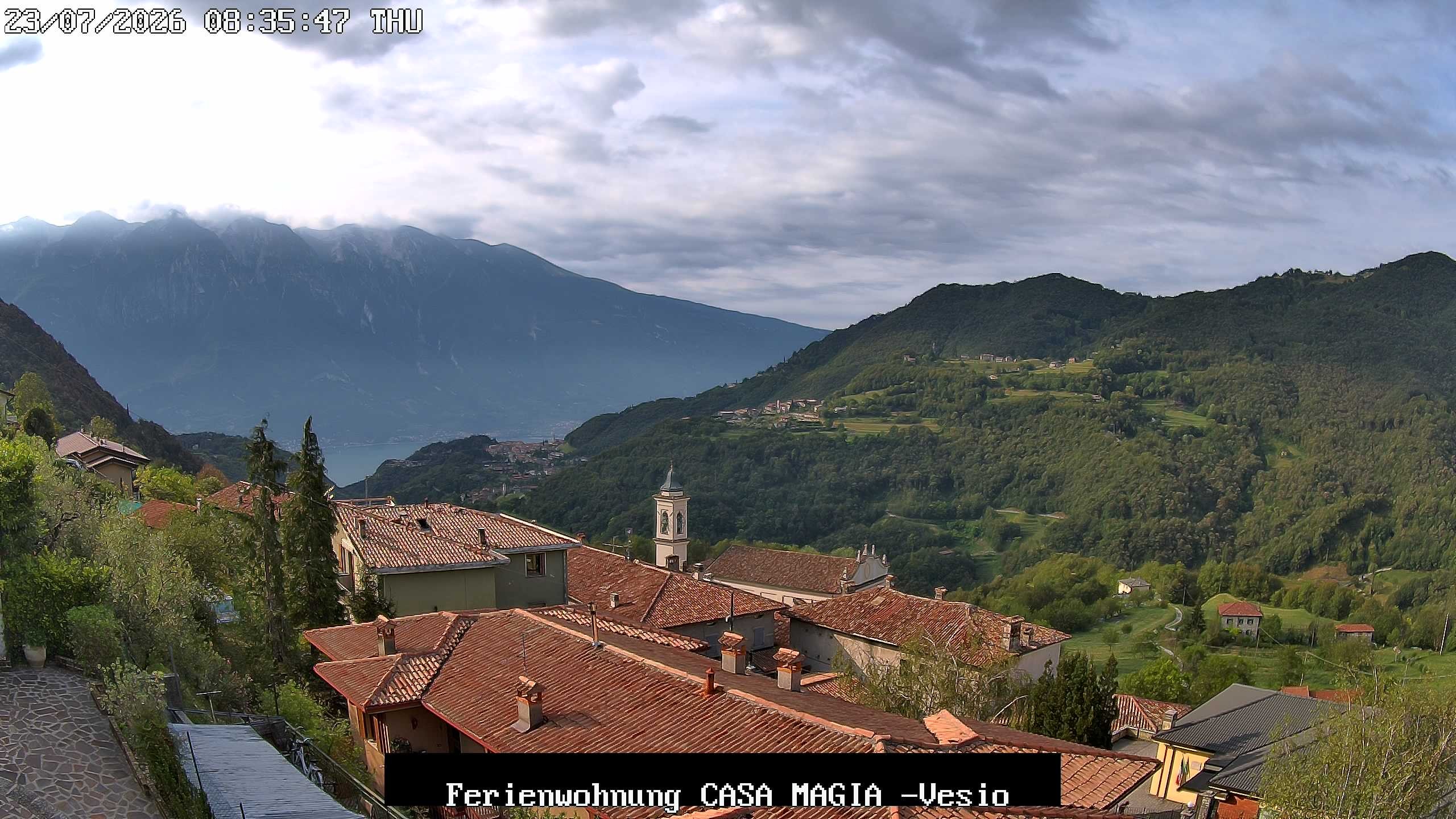Archived image Webcam Lake Garda Casa Magia, Tremosine sul Garda