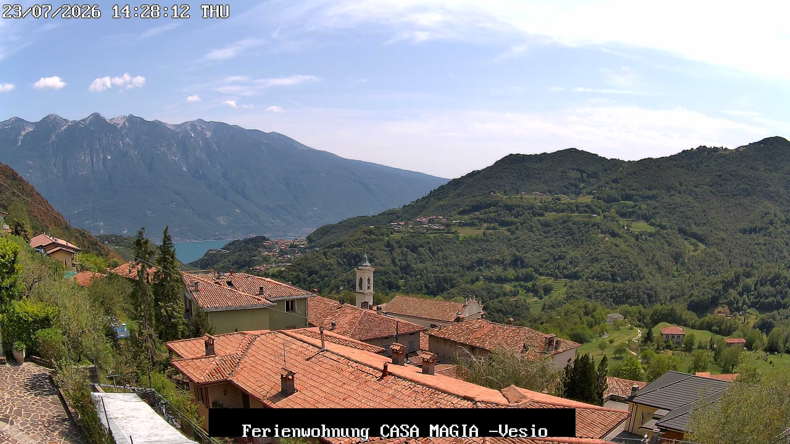 Archived image Webcam Lake Garda Casa Magia, Tremosine sul Garda
