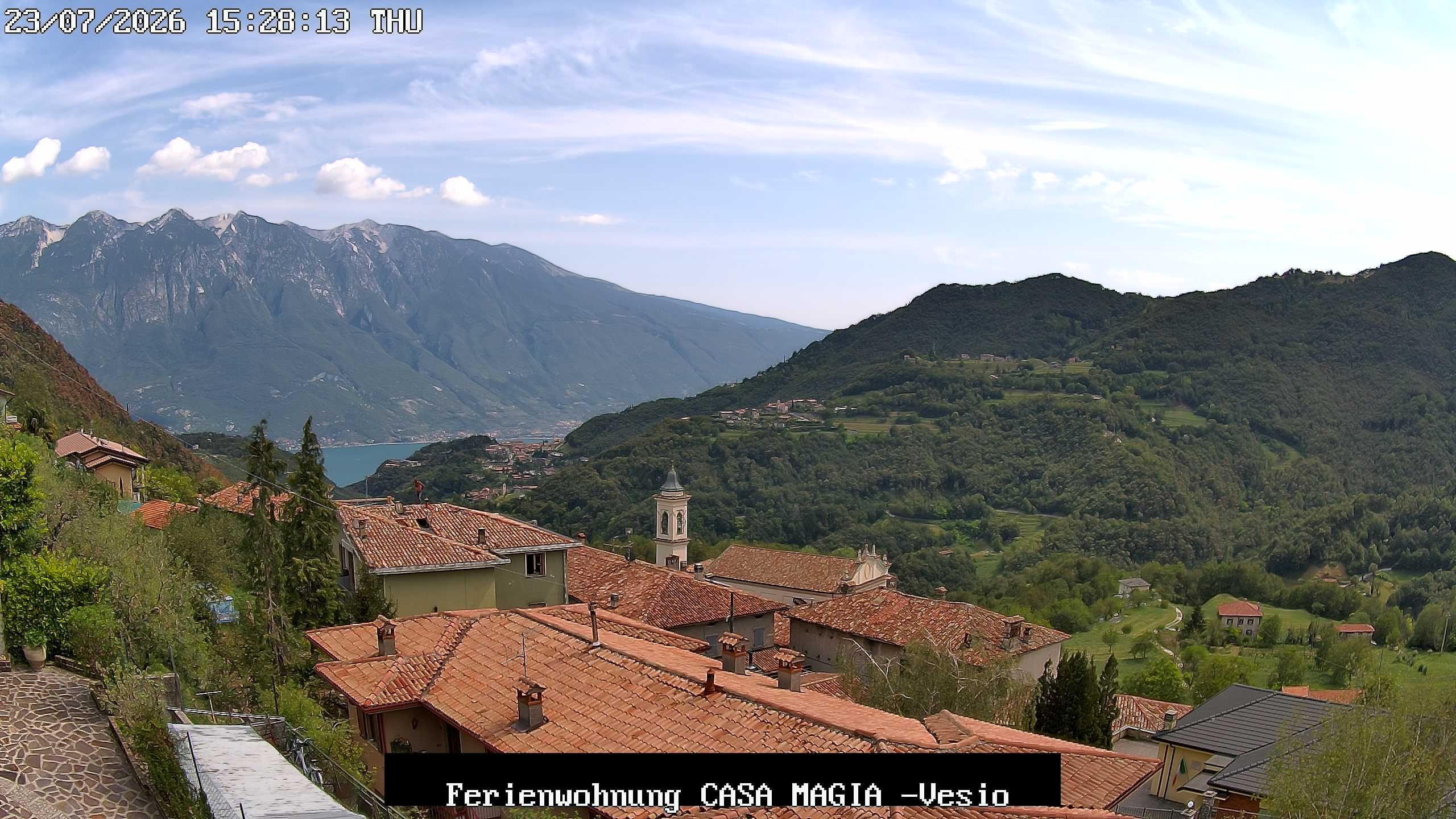 Archived image Webcam Lake Garda Casa Magia, Tremosine sul Garda