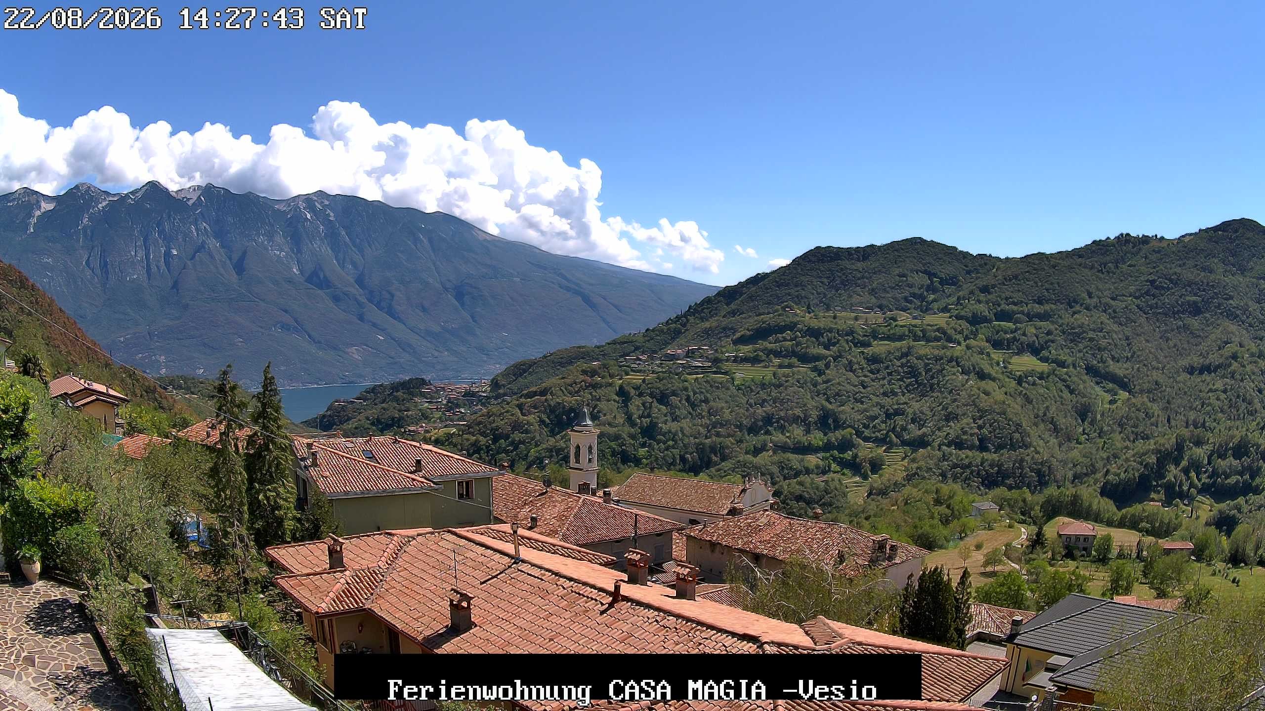 Archiv Foto Gardasee: Webcam Casa Magia in Vesio, Tremosine sul Garda