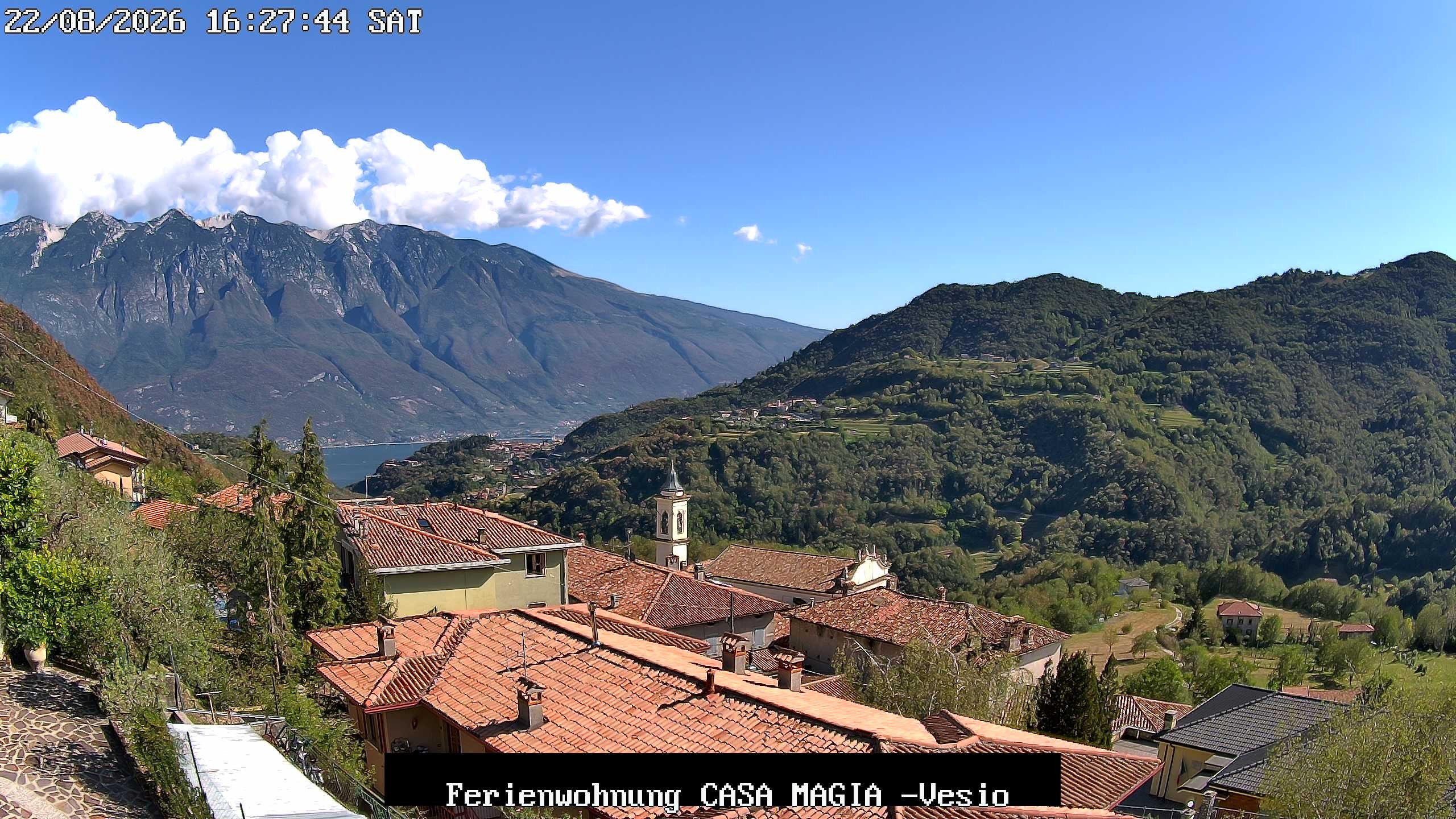 Archiv Foto Gardasee: Webcam Casa Magia in Vesio, Tremosine sul Garda