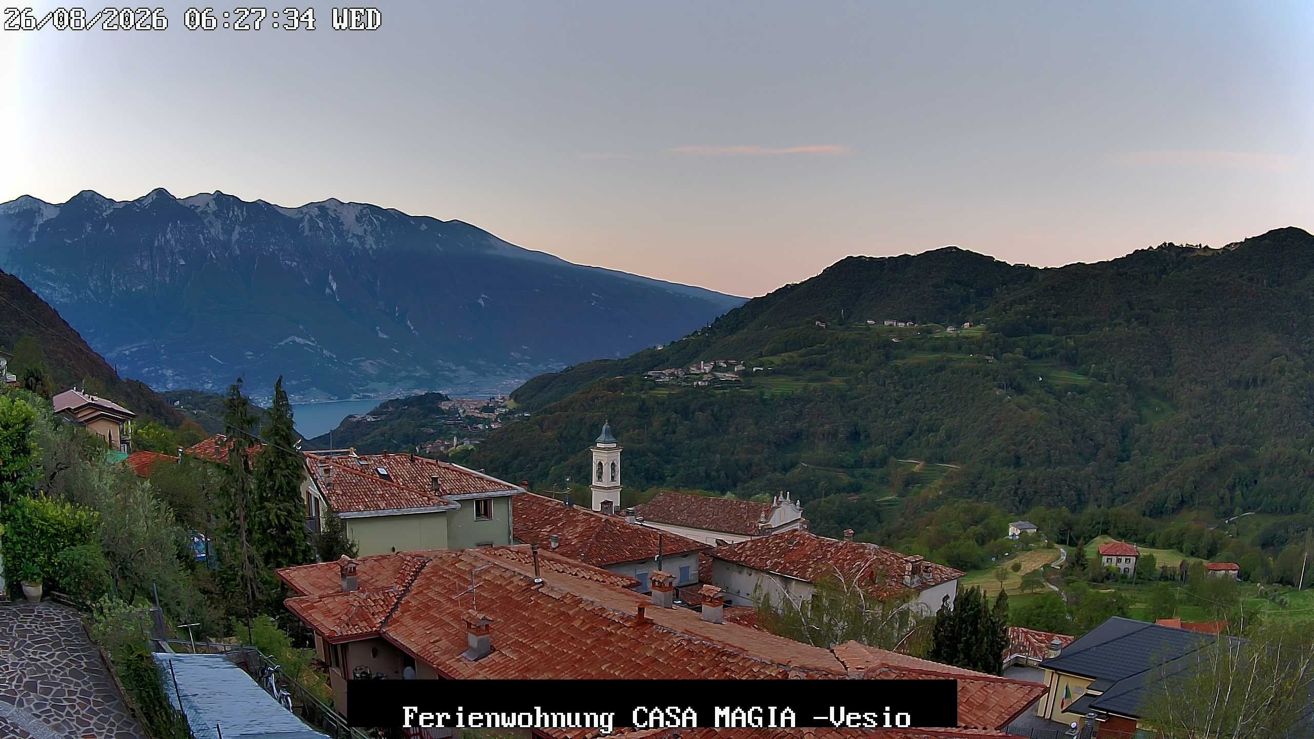 Archived image Webcam Lake Garda Casa Magia, Tremosine sul Garda