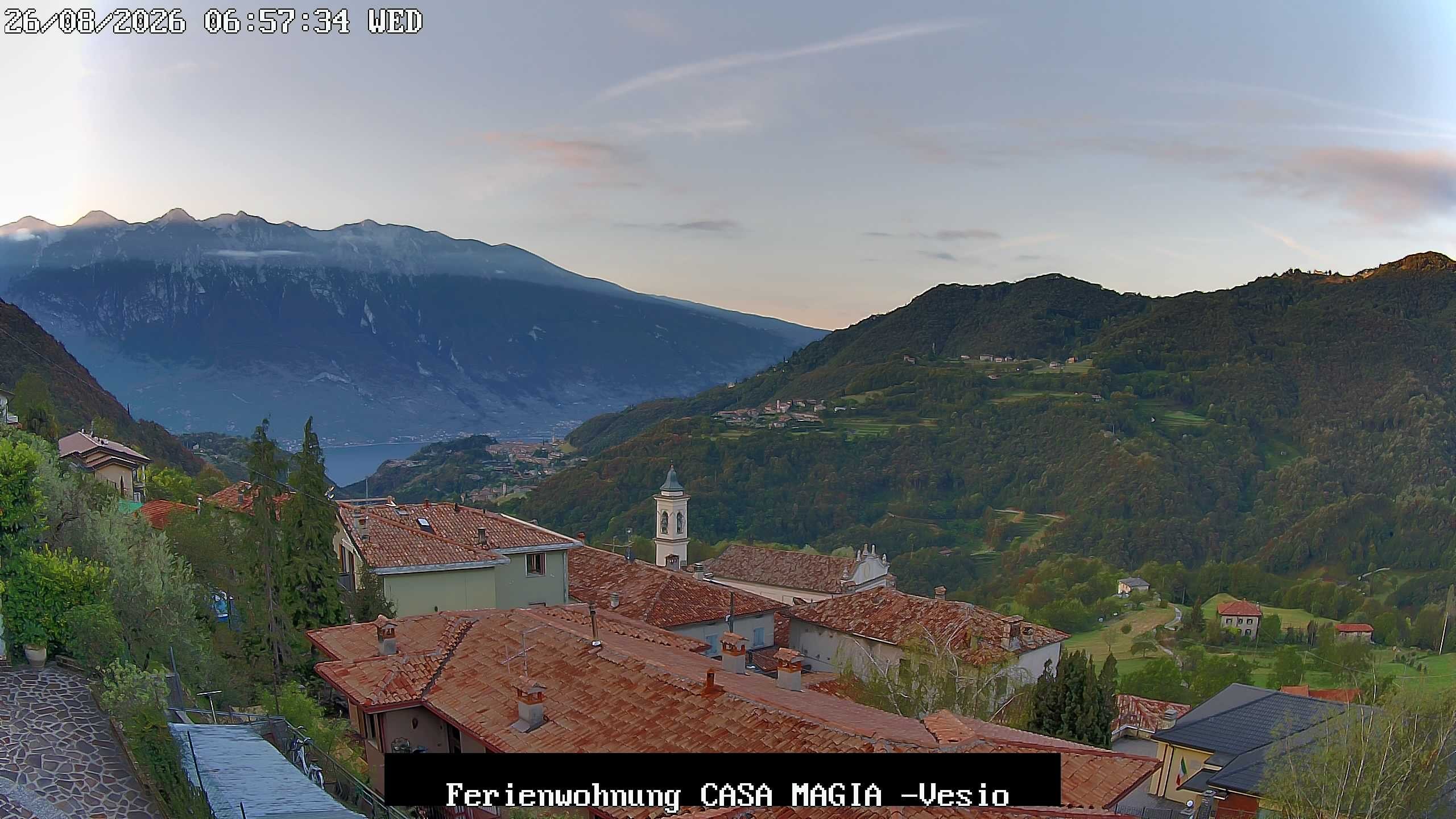 Archived image Webcam Lake Garda Casa Magia, Tremosine sul Garda
