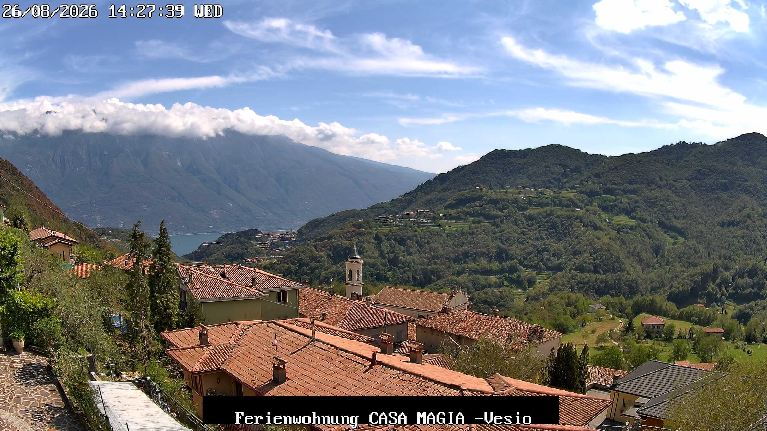 Archived image Webcam Lake Garda Casa Magia, Tremosine sul Garda
