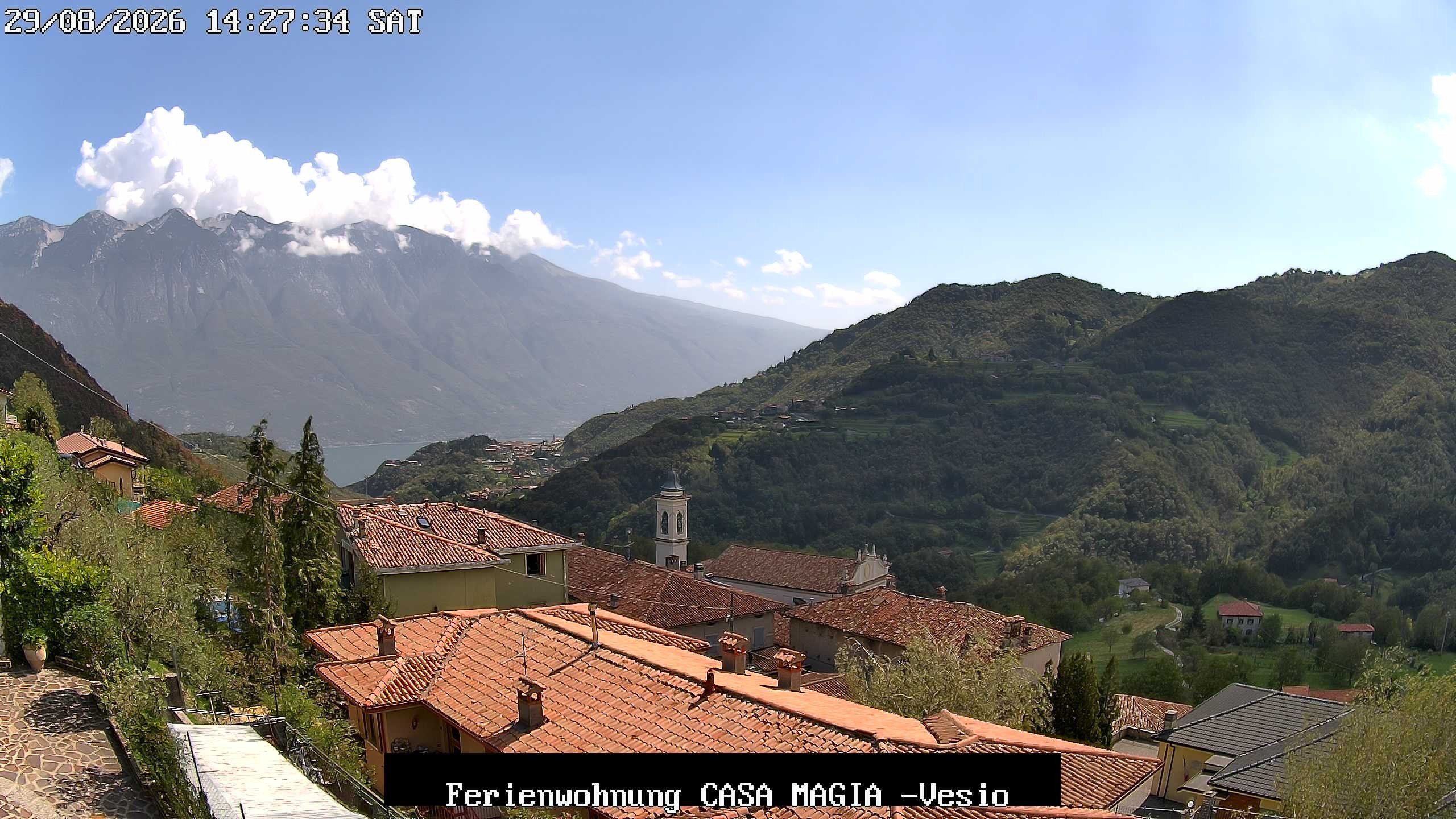 Archived image Webcam Lake Garda Casa Magia, Tremosine sul Garda