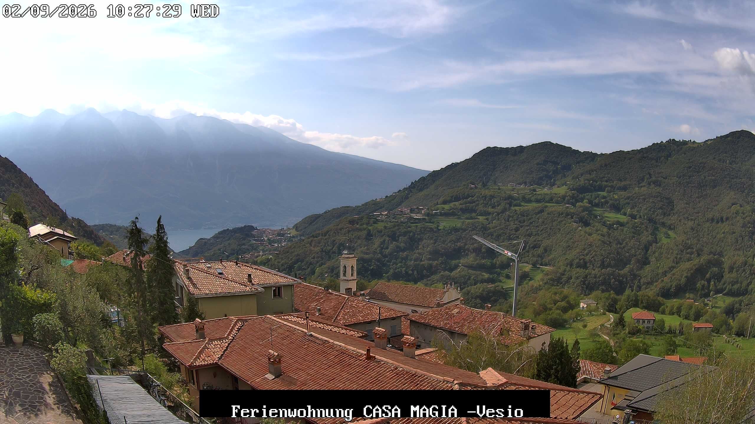 Archiv Foto Gardasee: Webcam Casa Magia in Vesio, Tremosine sul Garda