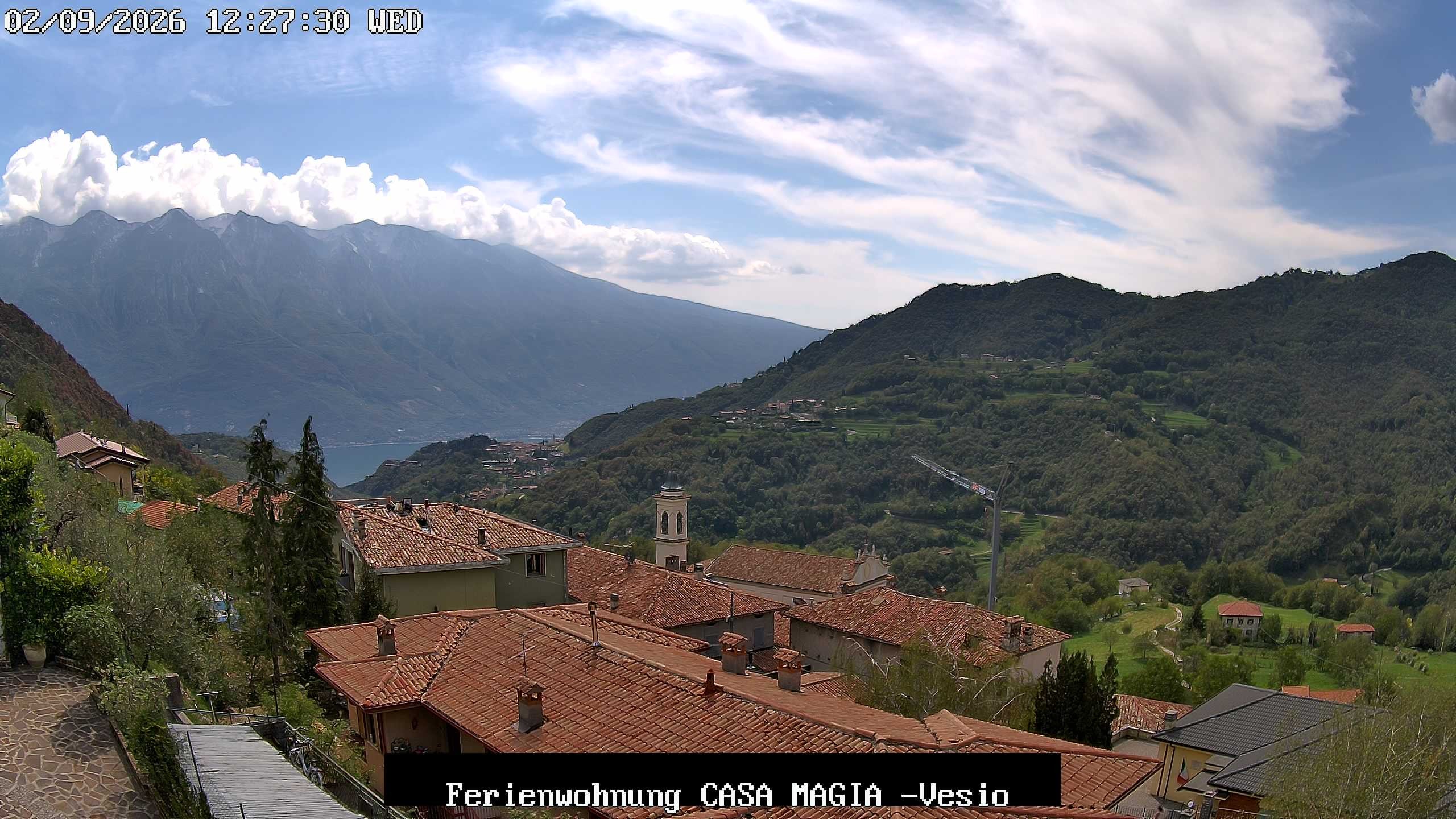 Archiv Foto Gardasee: Webcam Casa Magia in Vesio, Tremosine sul Garda