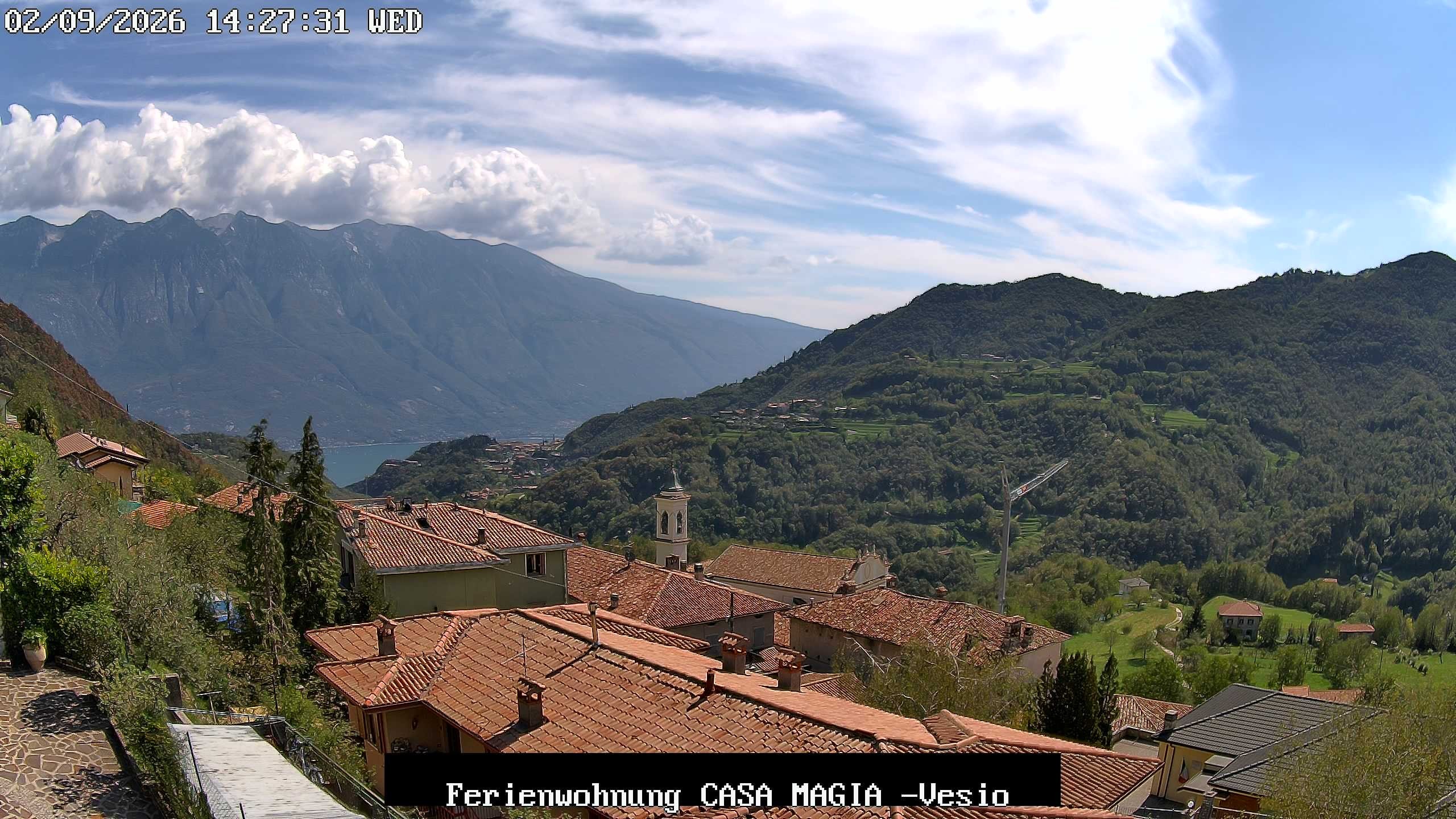 Archiv Foto Gardasee: Webcam Casa Magia in Vesio, Tremosine sul Garda