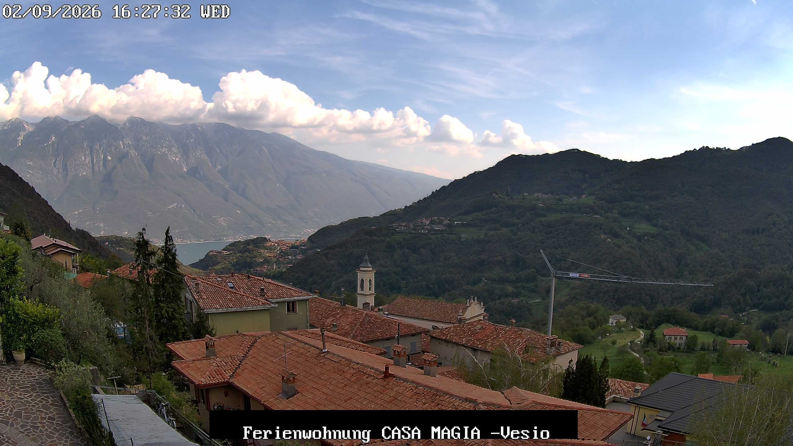Archiv Foto Gardasee: Webcam Casa Magia in Vesio, Tremosine sul Garda