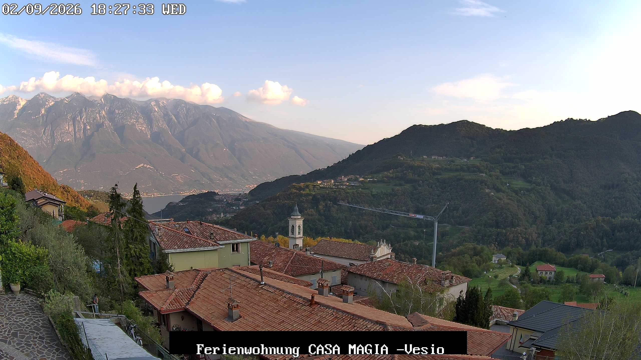 Archiv Foto Gardasee: Webcam Casa Magia in Vesio, Tremosine sul Garda