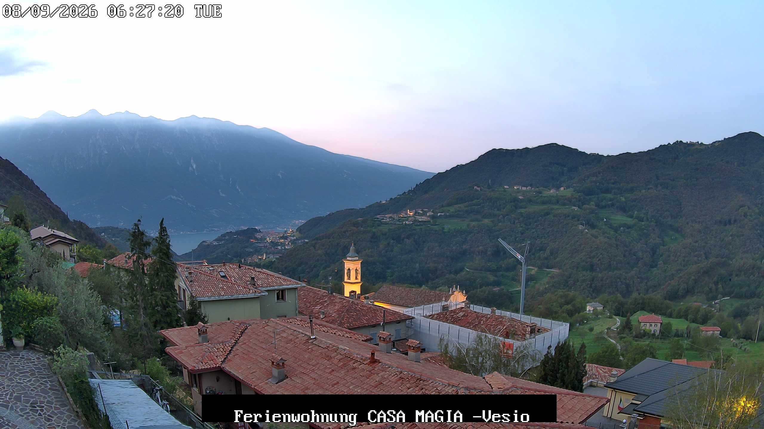Archived image Webcam Lake Garda Casa Magia, Tremosine sul Garda