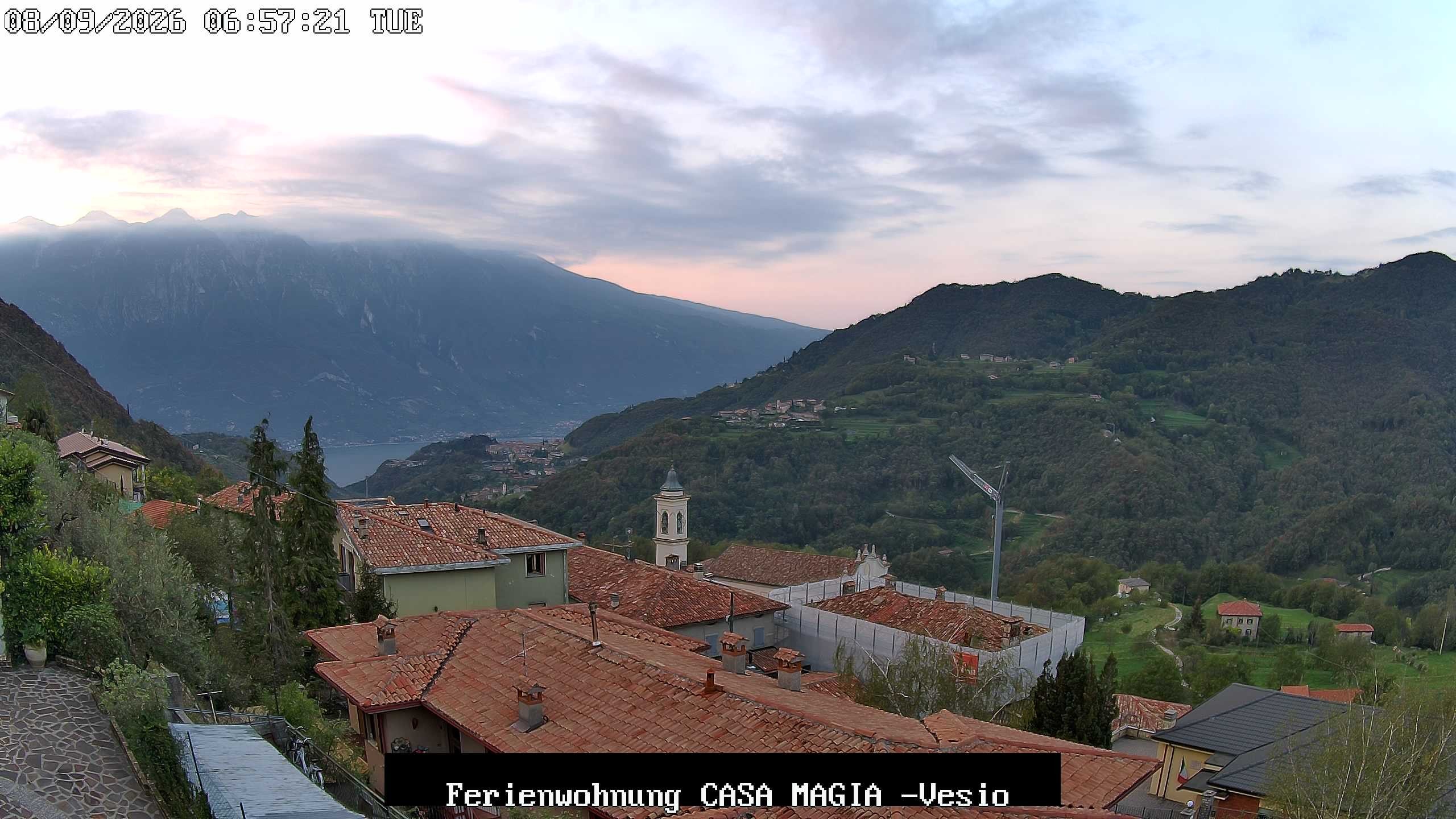 Archived image Webcam Lake Garda Casa Magia, Tremosine sul Garda